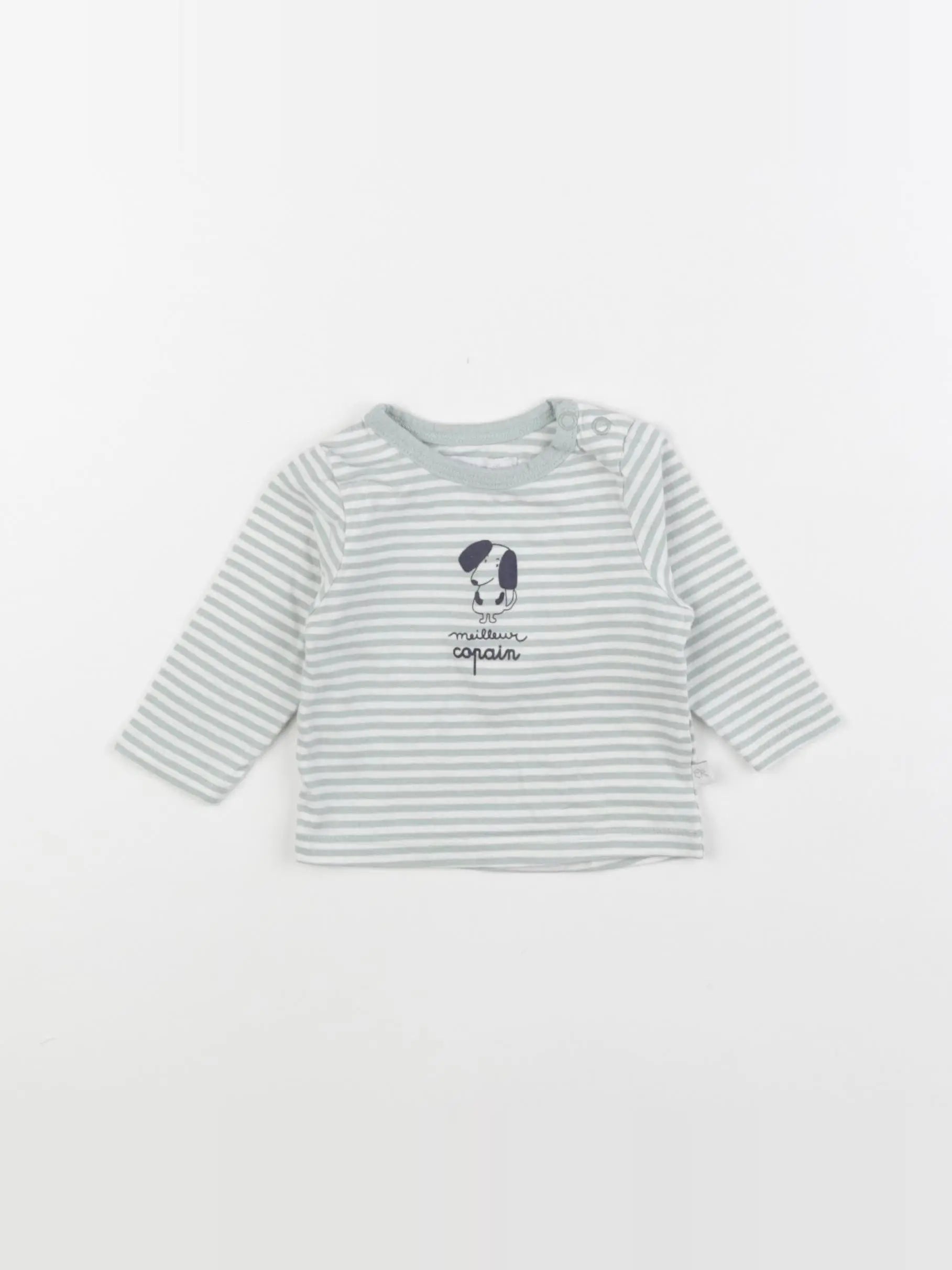 Cadet Rousselle - tee-shirt vert - 3/6 mois