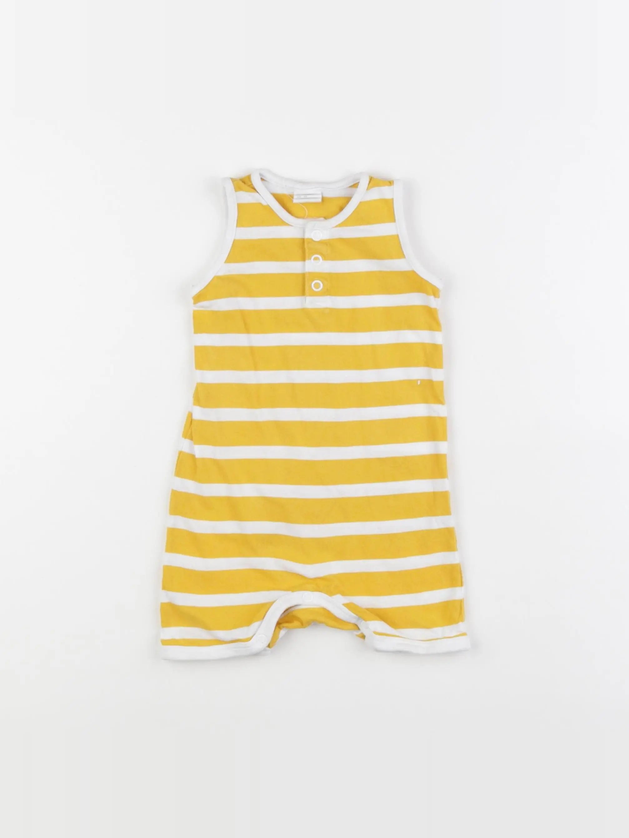 H&M - combinaison jaune - 4/6 mois