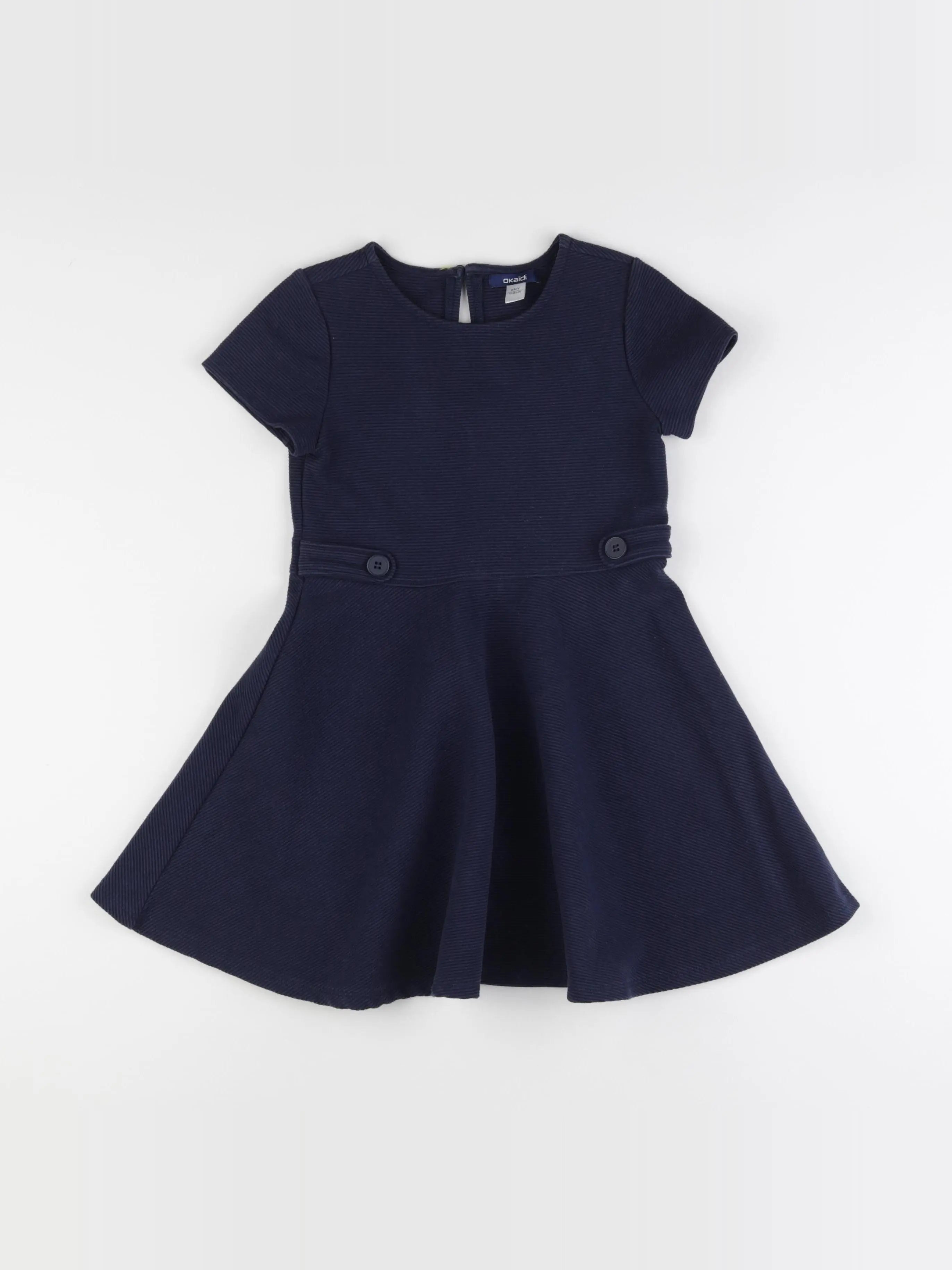 Okaidi - robe bleu - 6 ans