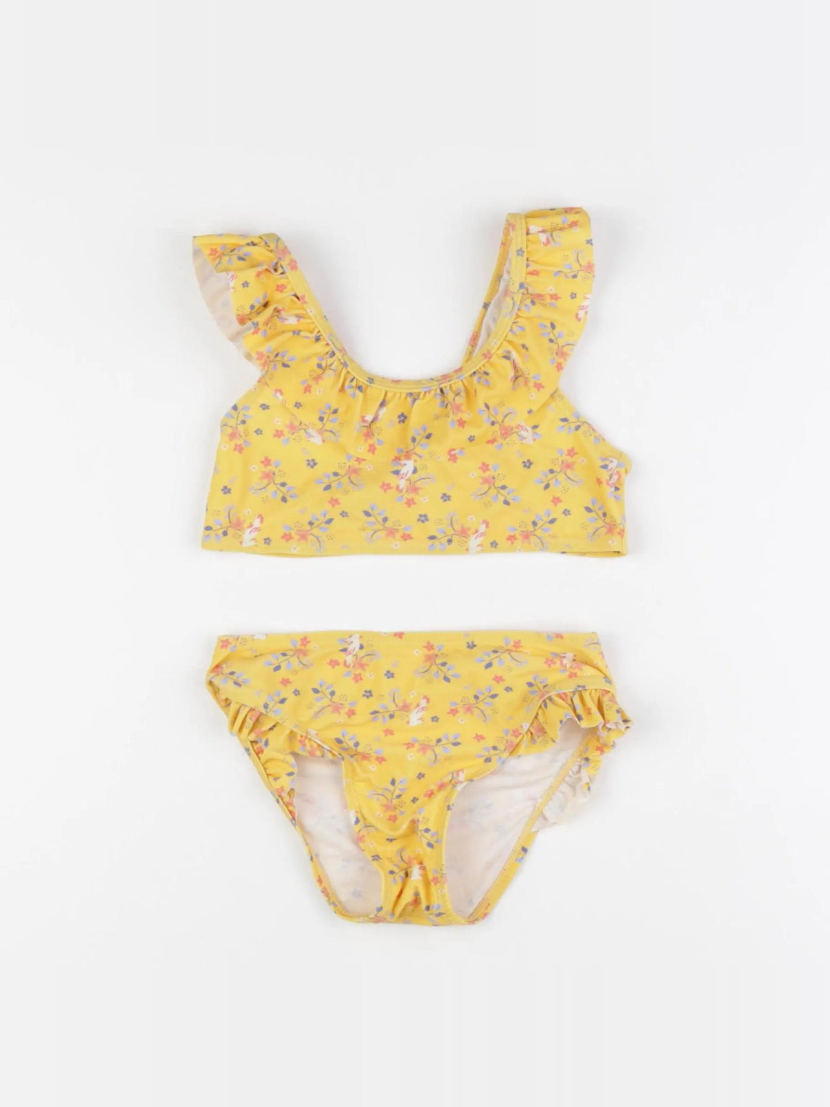 Vertbaudet - maillot de bain jaune - 9 ans