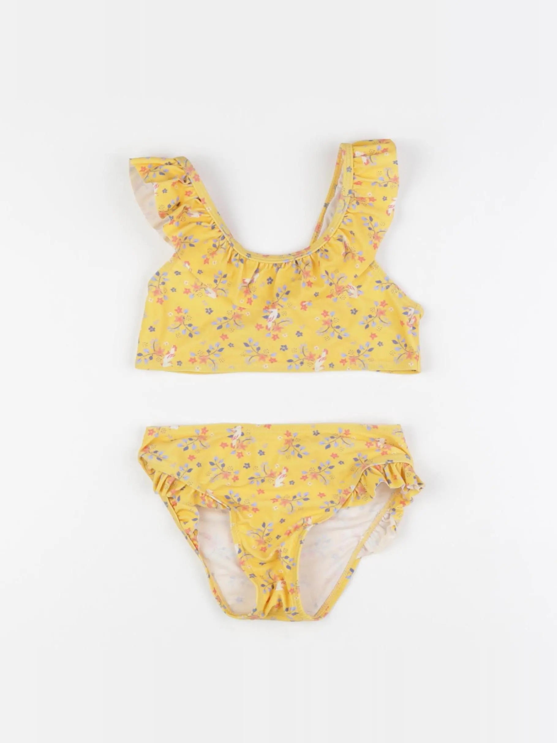 Vertbaudet - maillot de bain jaune - 9 ans