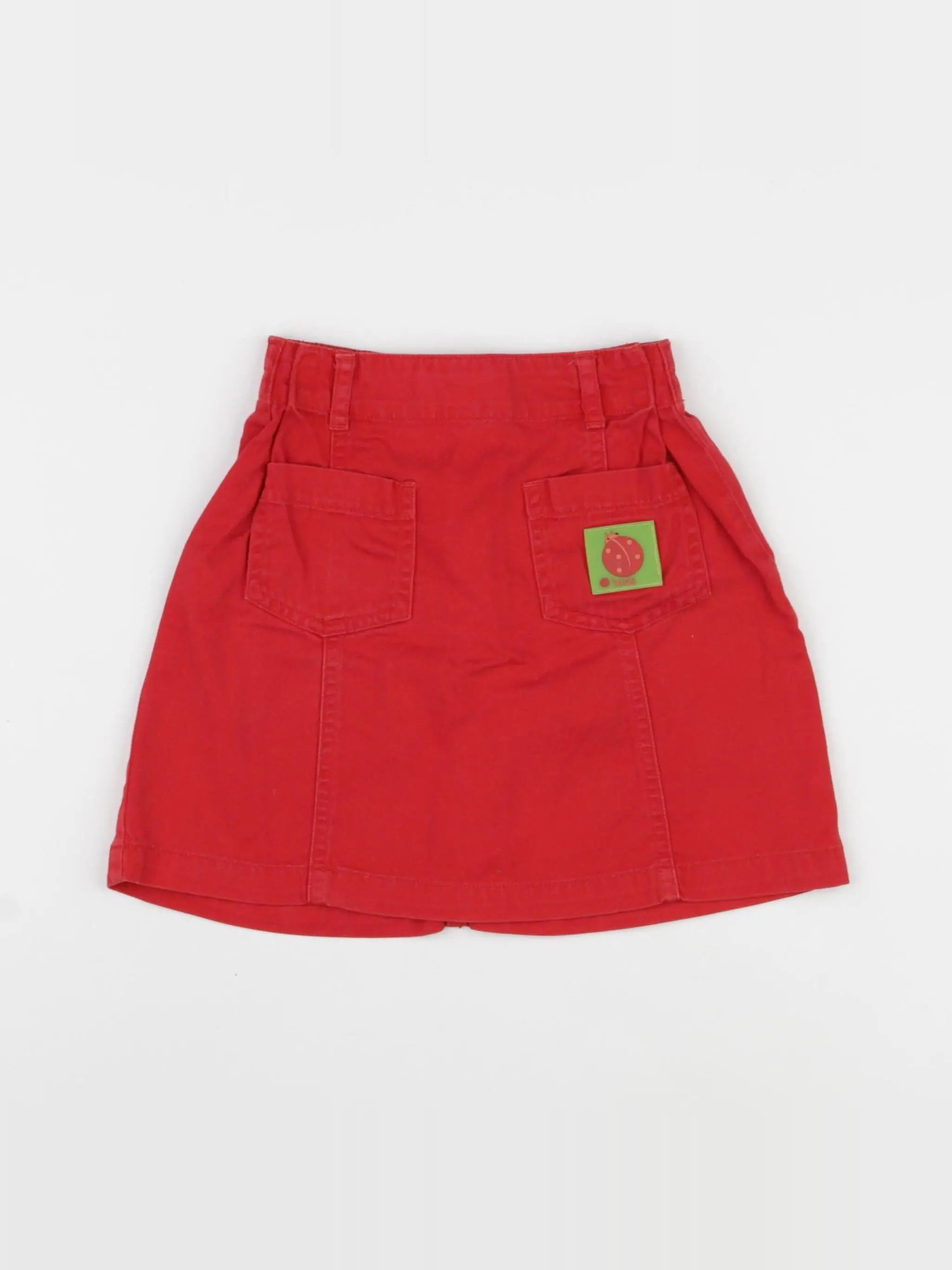Vintage - jupe rouge - 6 ans