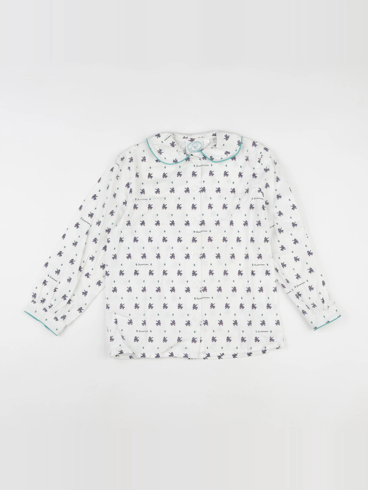 Vintage - chemise blanc - 8 ans