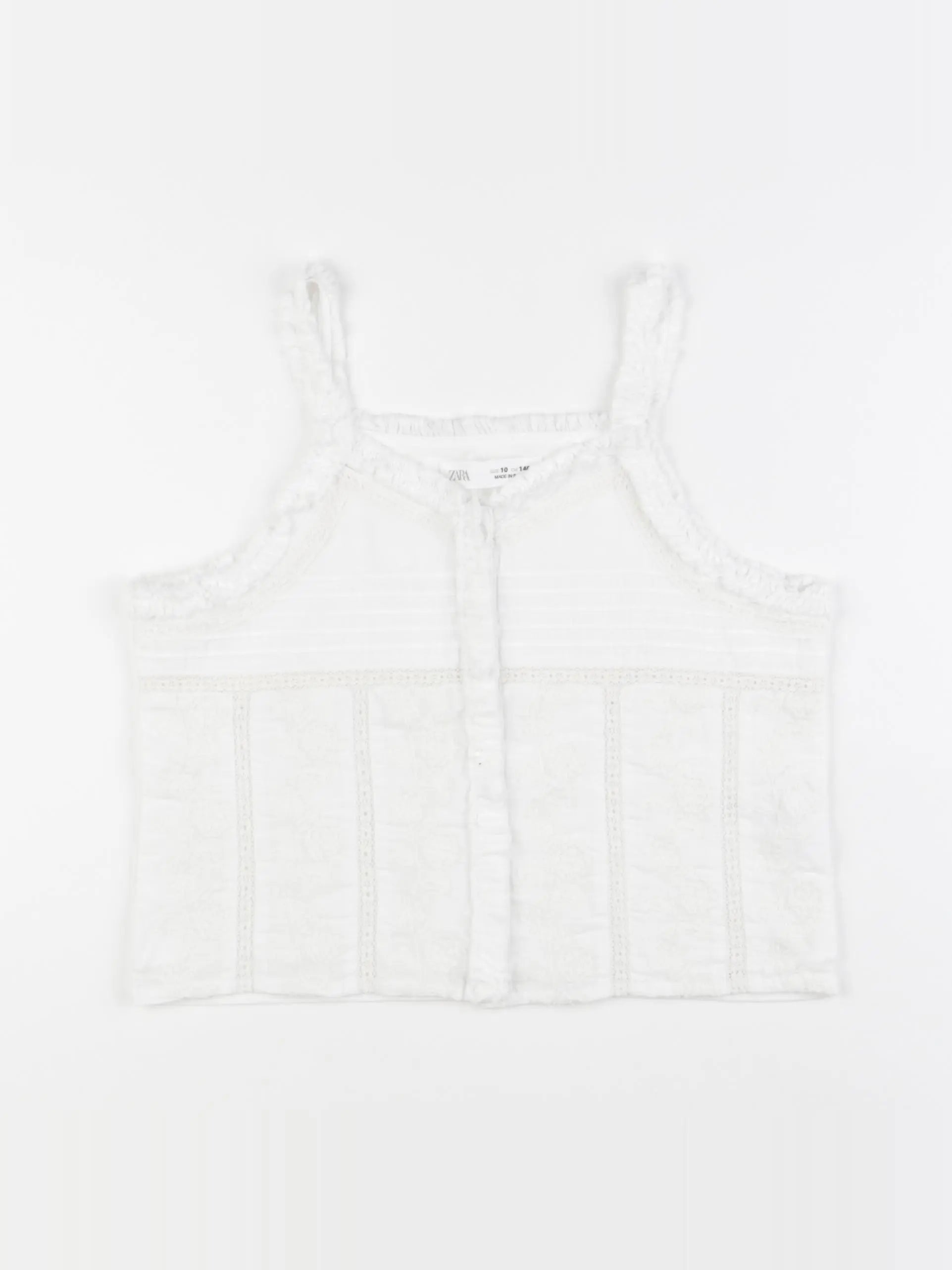 Zara - débardeur blanc - 10 ans