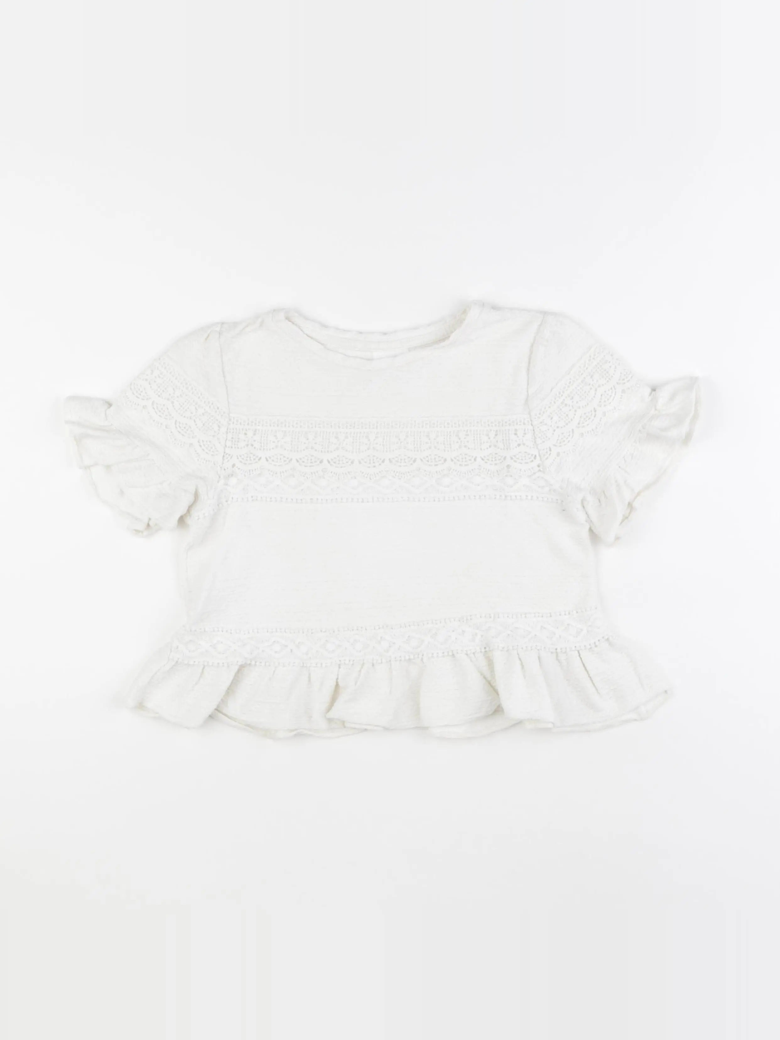 Zara - blouse beige - 9 ans