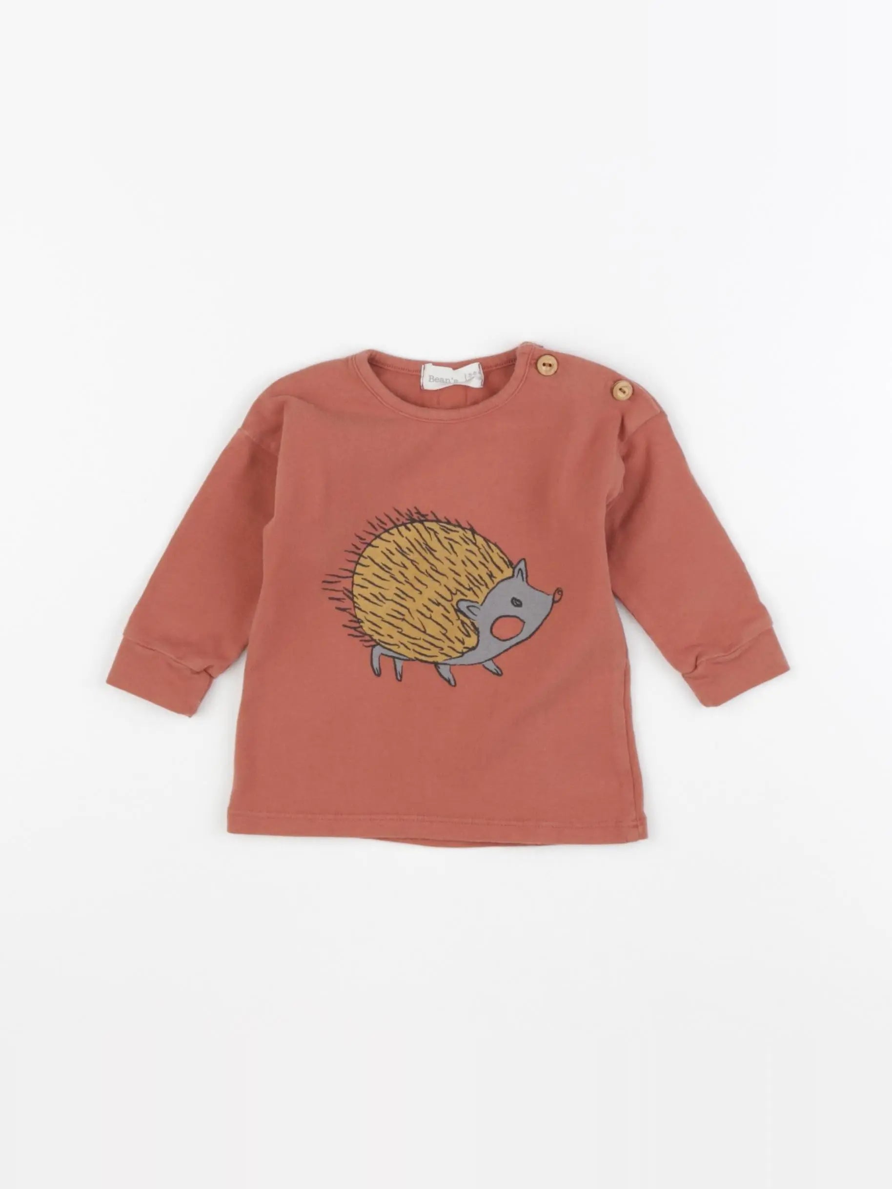 Bean's barcelona - tee-shirt rouge - 3/6 mois