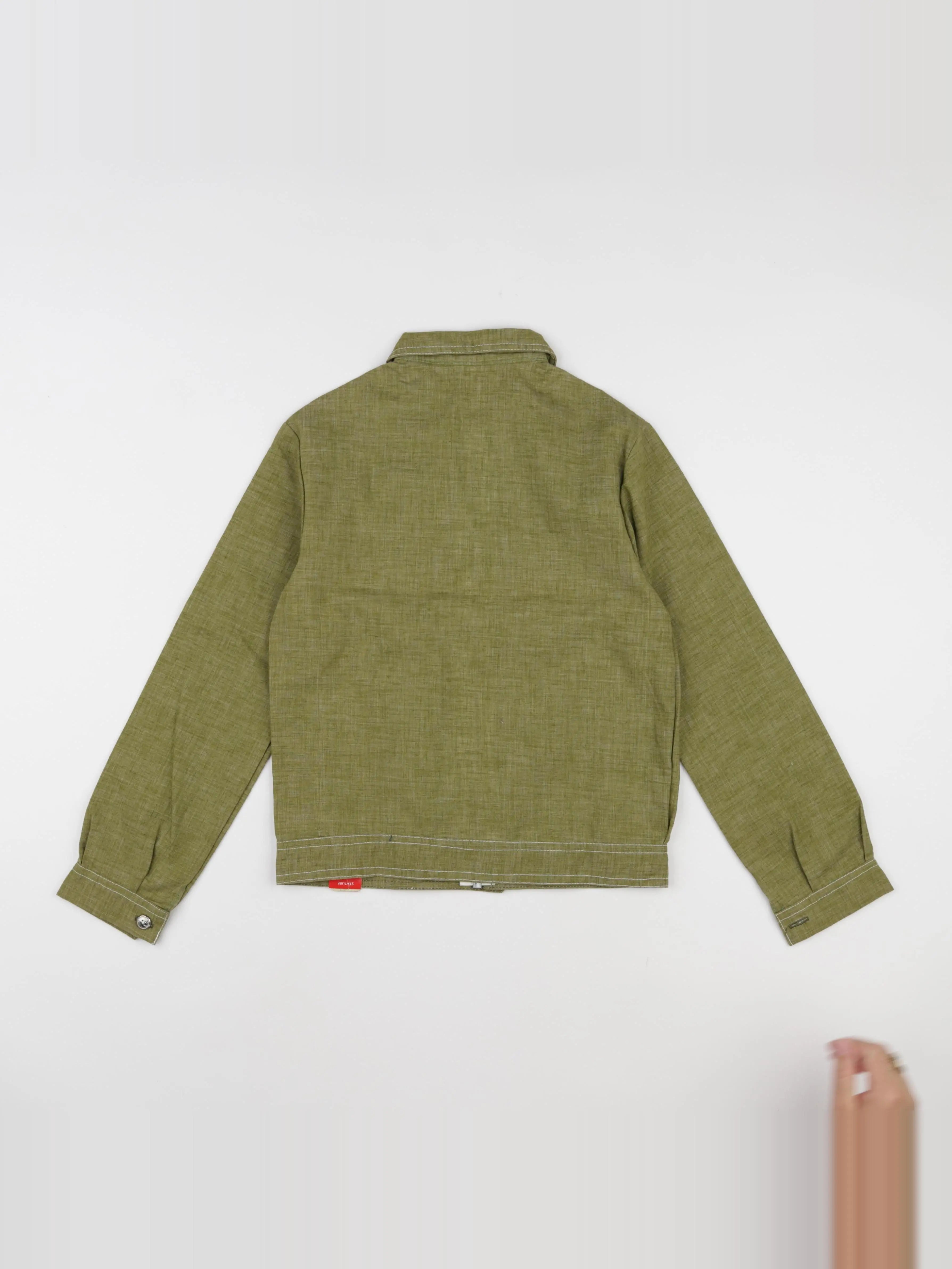 Vintage - veste vert - 10 ans