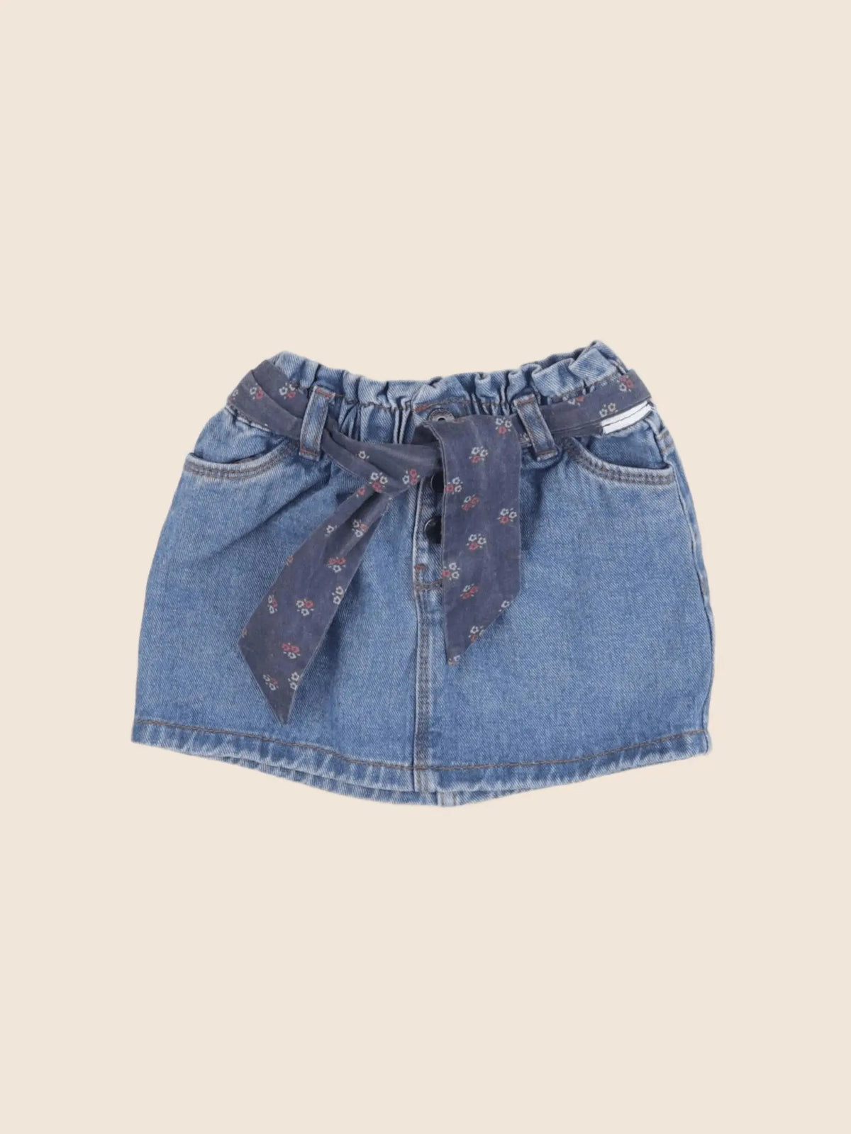 Vertbaudet - jupe bleu - 2 ans