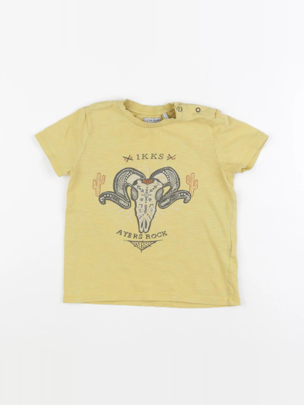 IKKS - tee-shirt jaune - 3 ans