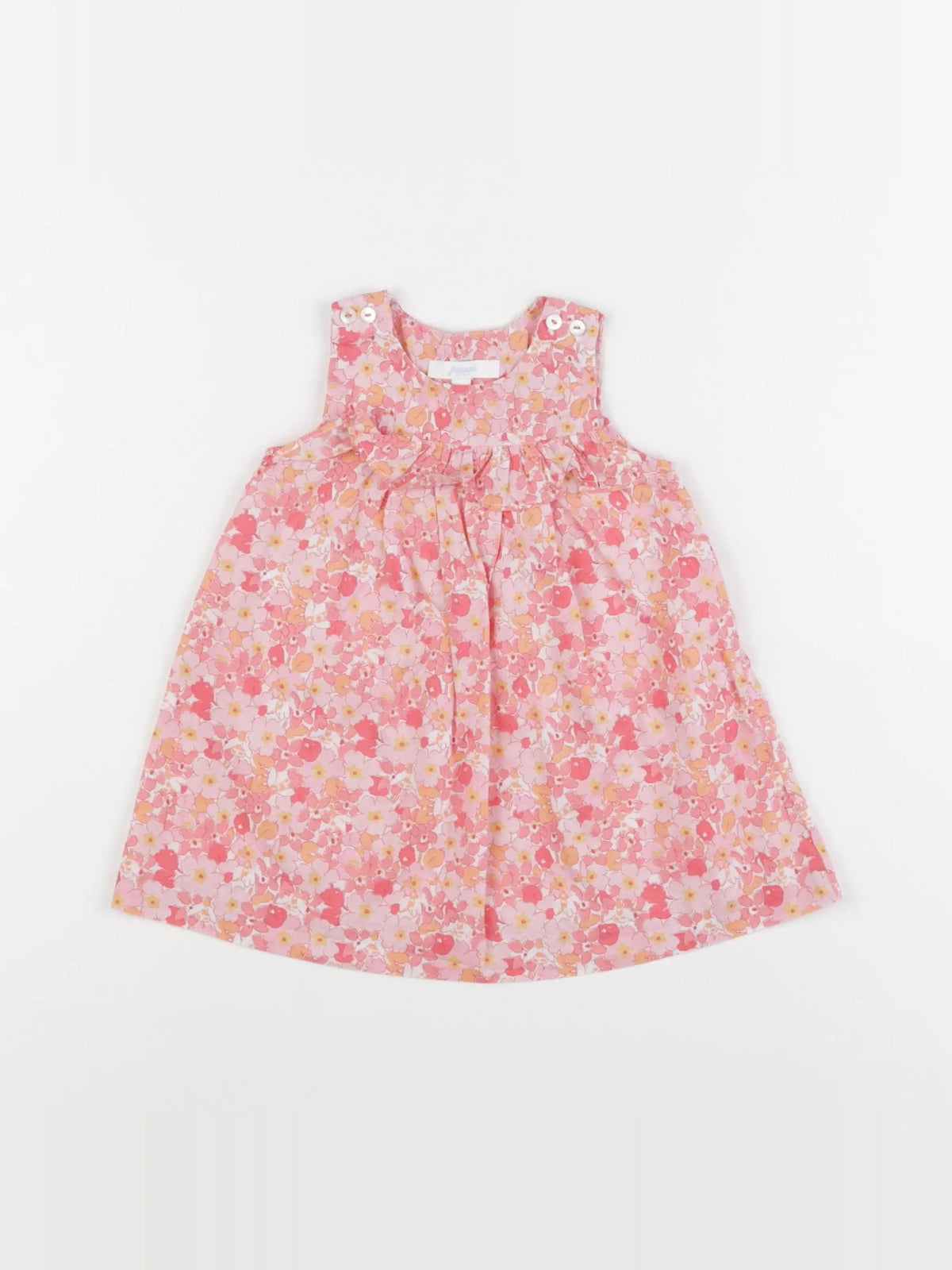 Jacadi - robe liberty rose - 6 mois
