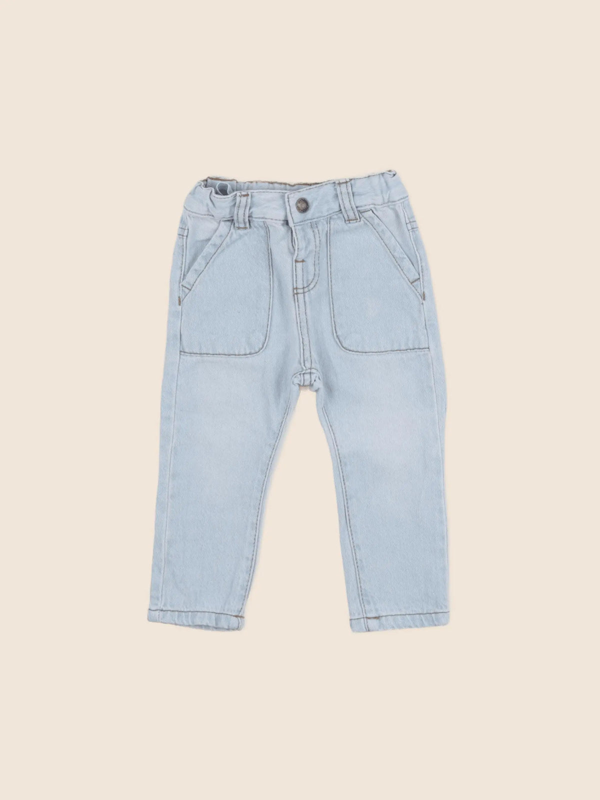 Vertbaudet - jean bleu - 6 mois