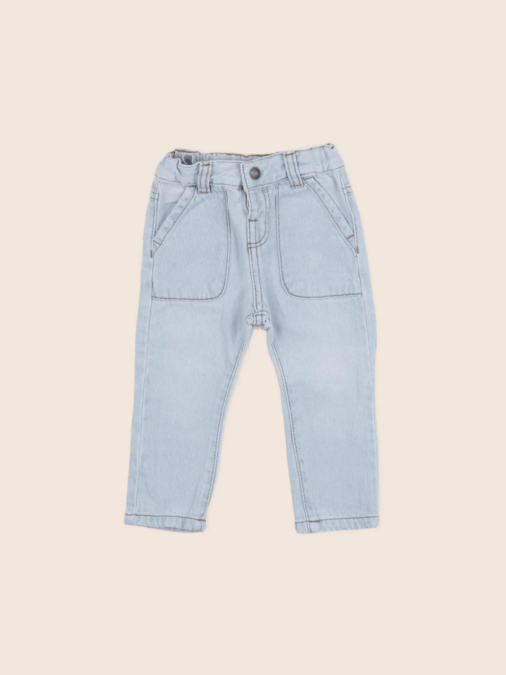 Vertbaudet - jean bleu - 6 mois