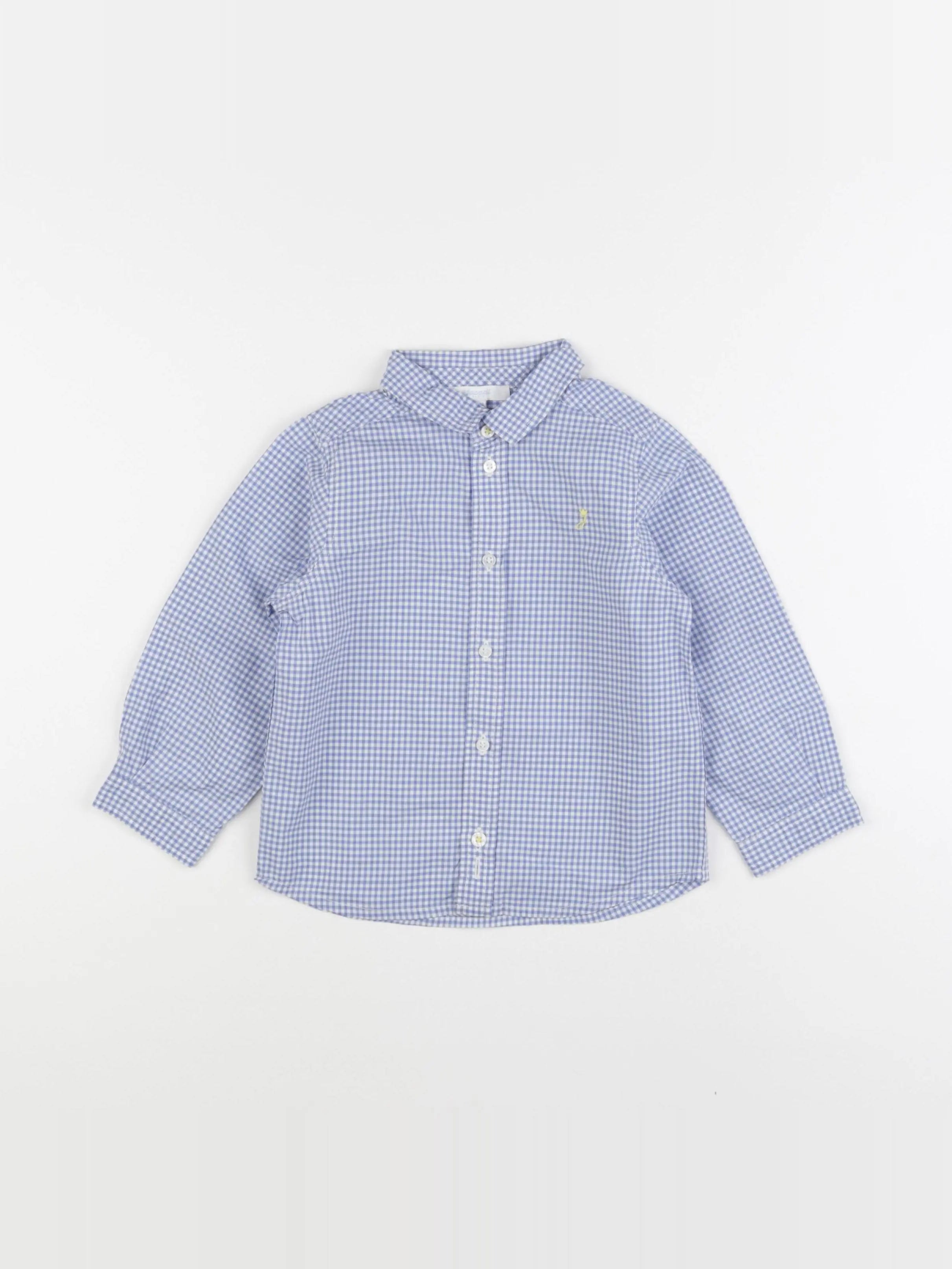 Jacadi - chemise bleu - 36 mois