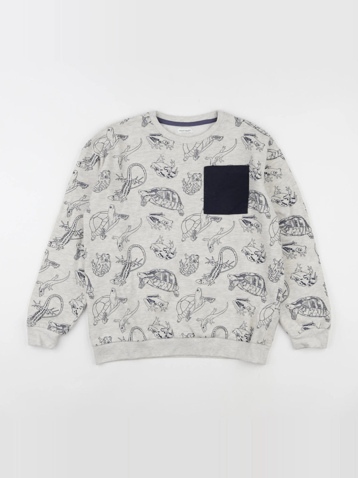 Vertbaudet - sweat beige - 12 ans