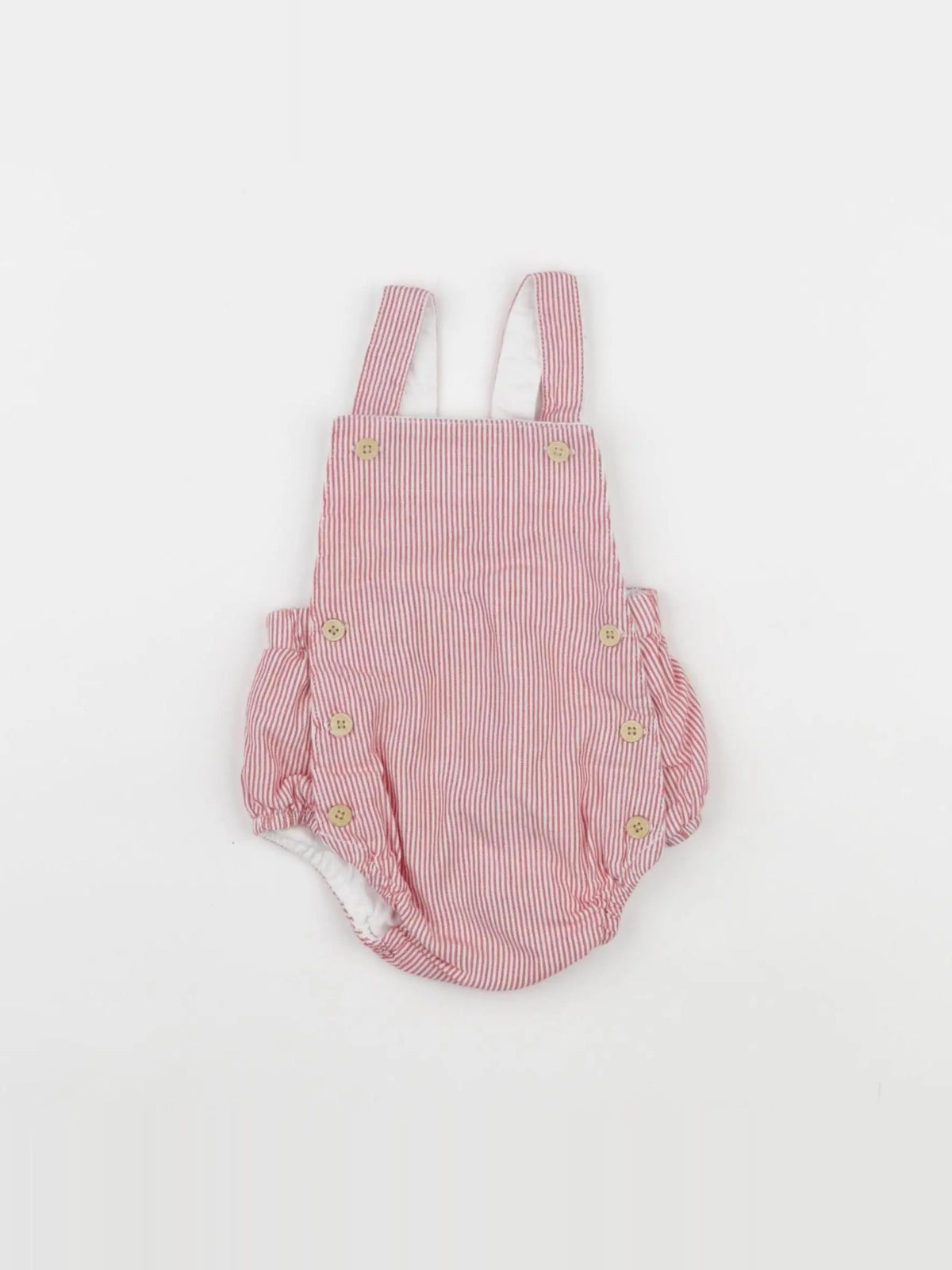 Vertbaudet - salopette rose - 1 mois