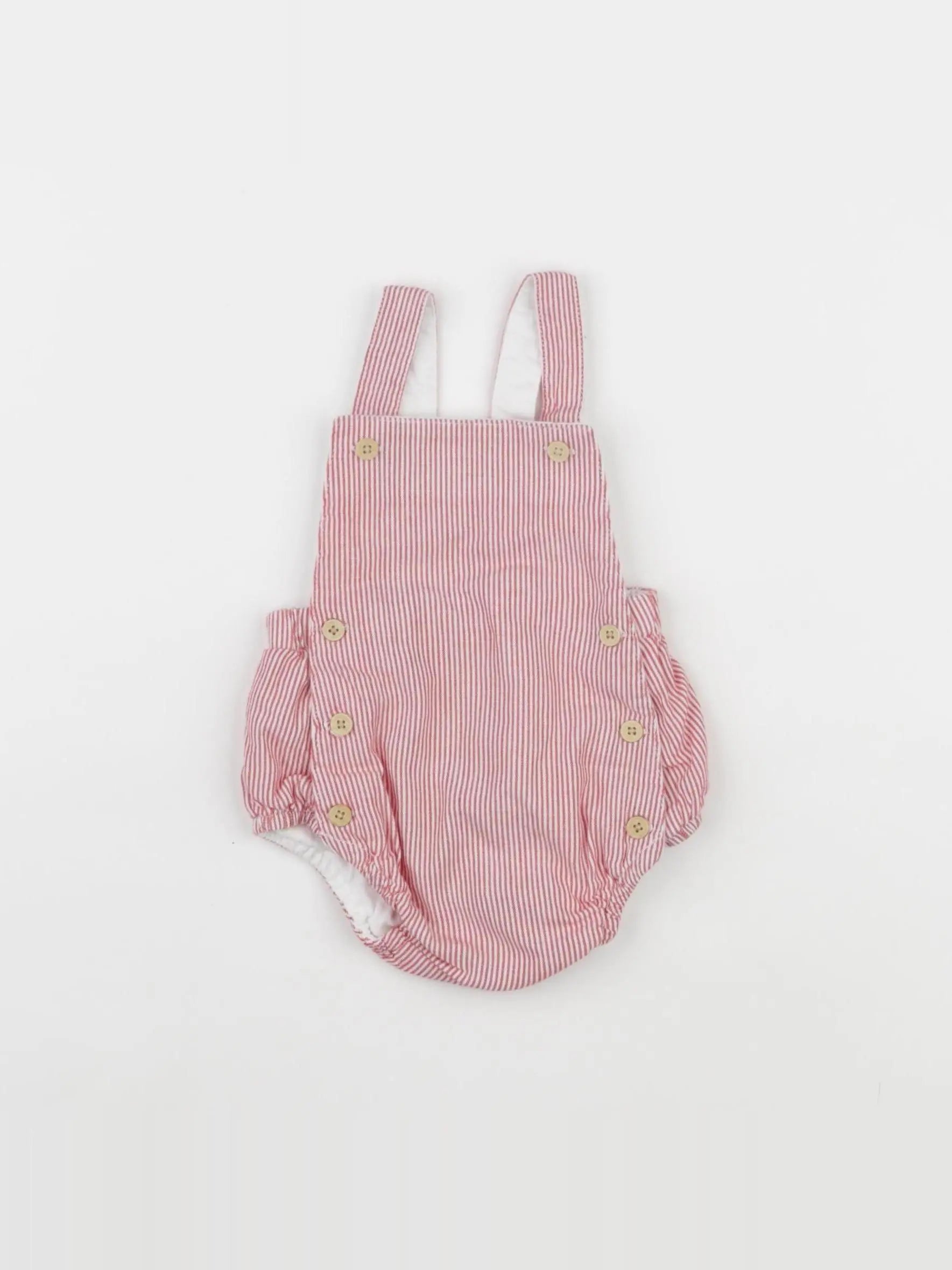 Vertbaudet - salopette rose - 1 mois