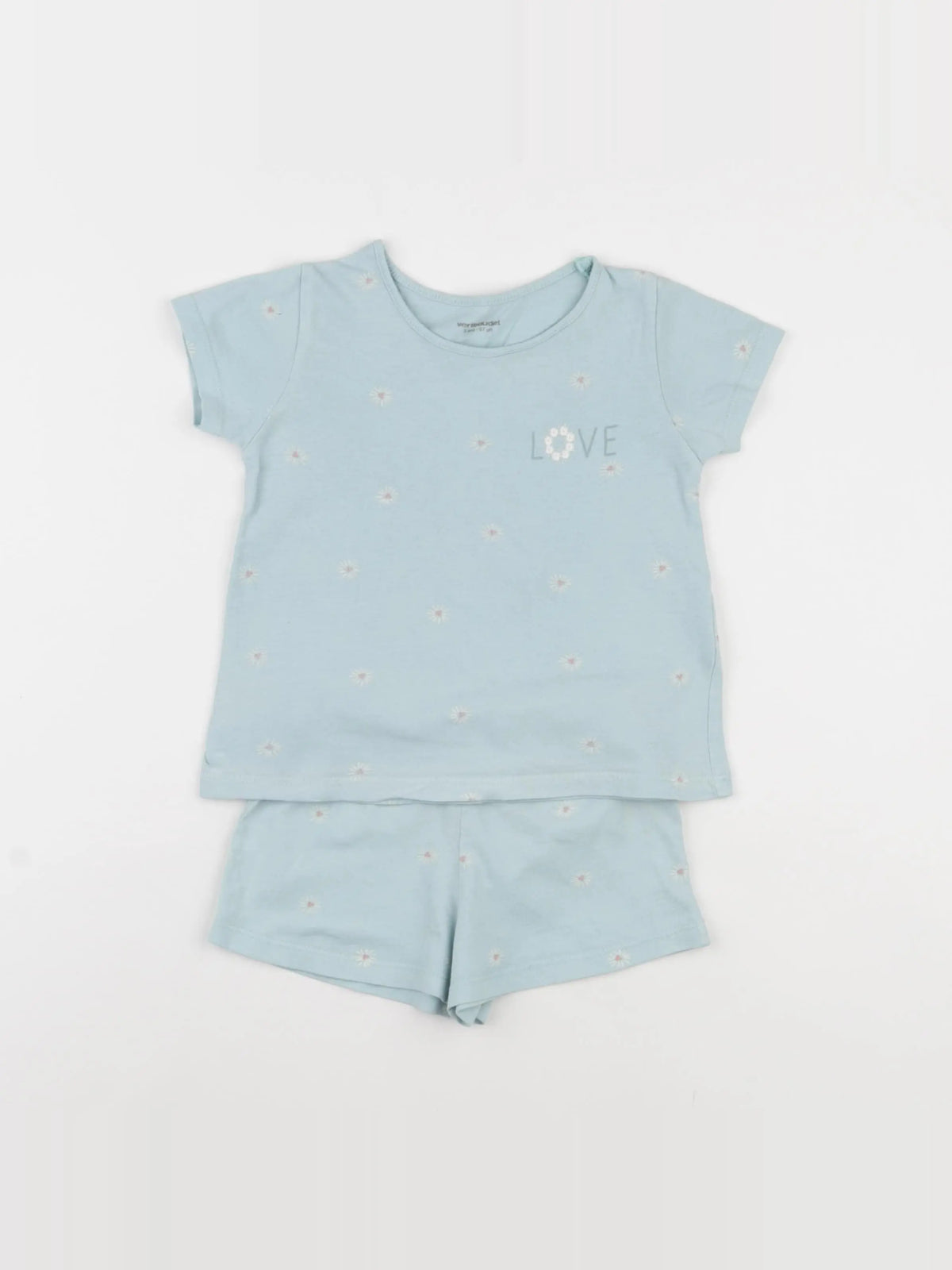 Vertbaudet - pyjama coton vert - 3 ans