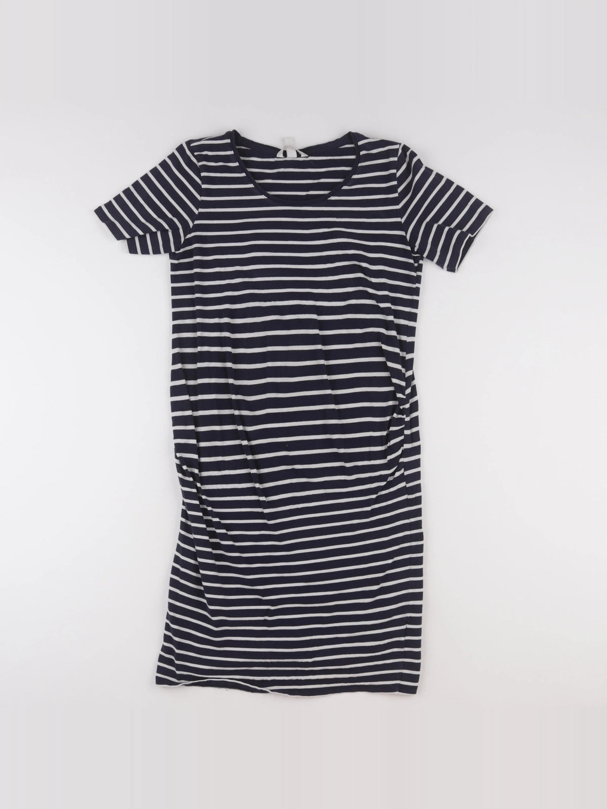 H&M - robe grossesse bleu - m