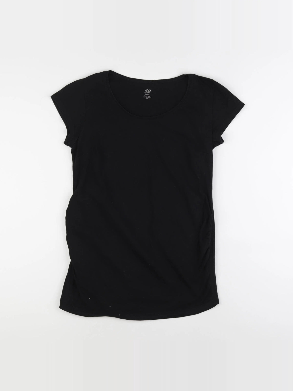 H&M - tee-shirt grossesse noir - m