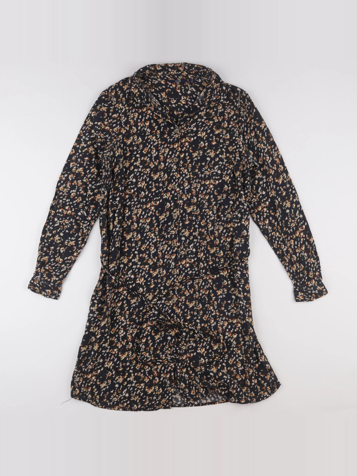 Kiabi - robe grossesse jaune, noir - 38
