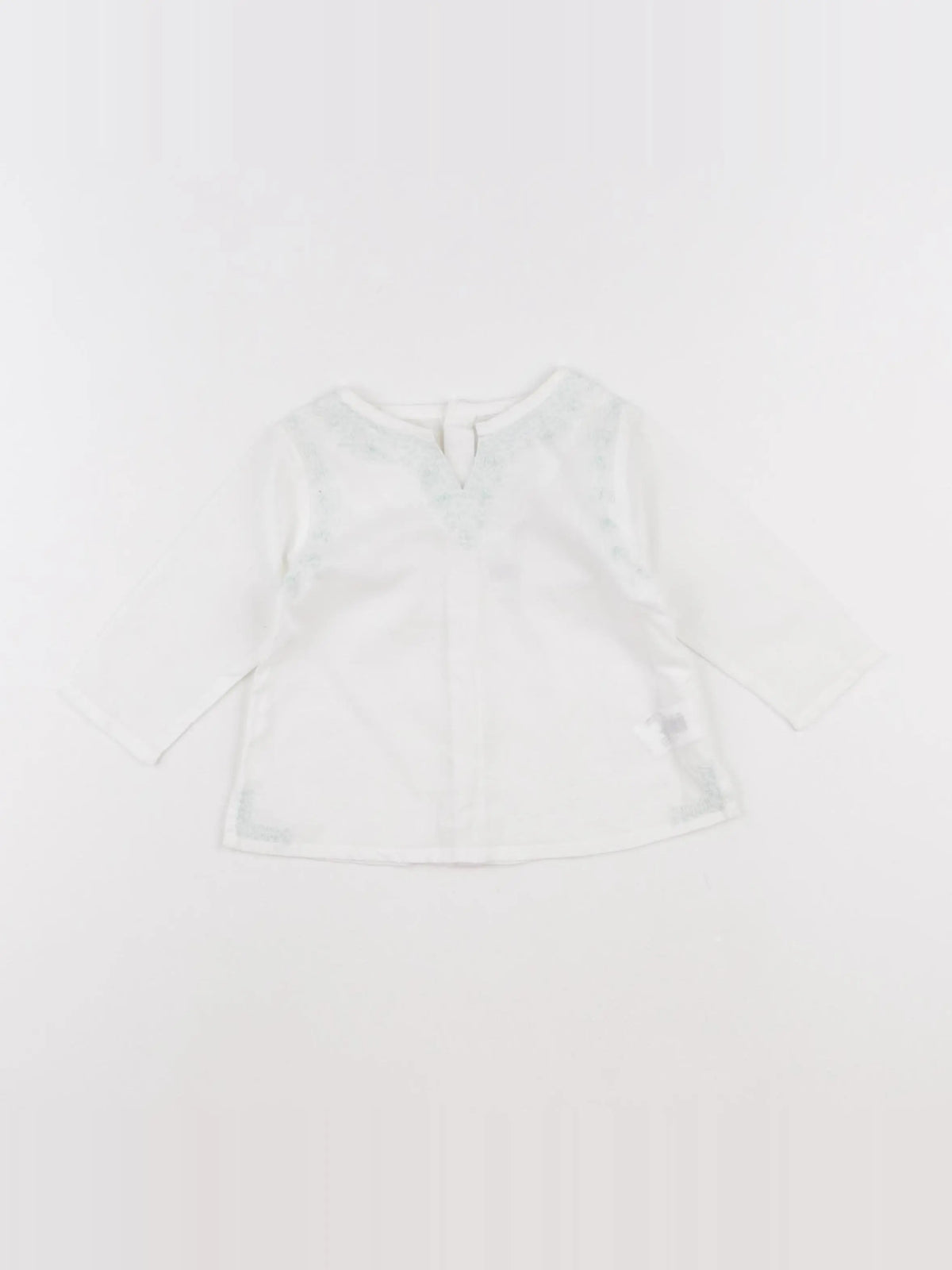 Boutchou - blouse blanc - 9 mois