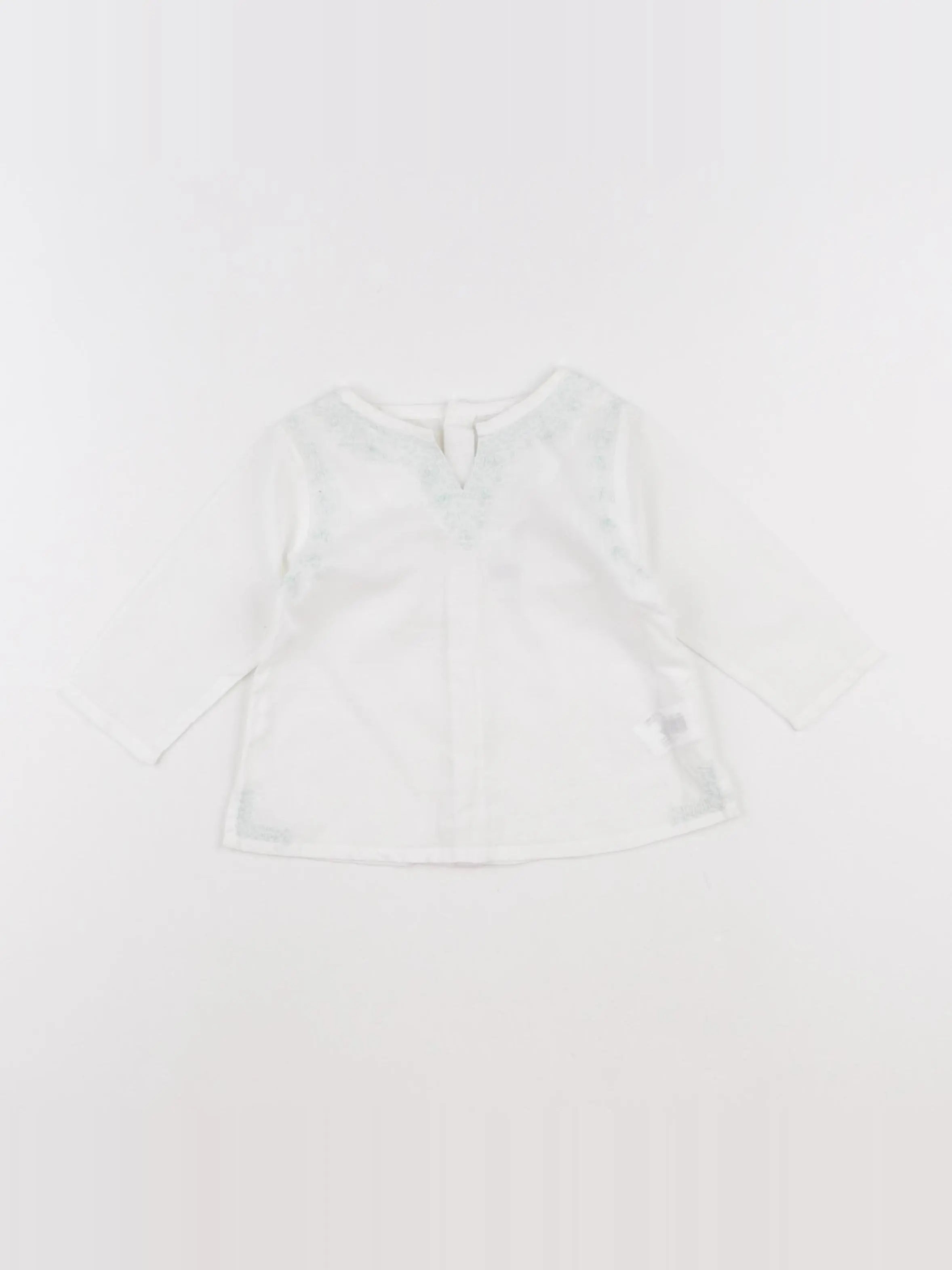Boutchou - blouse blanc - 9 mois