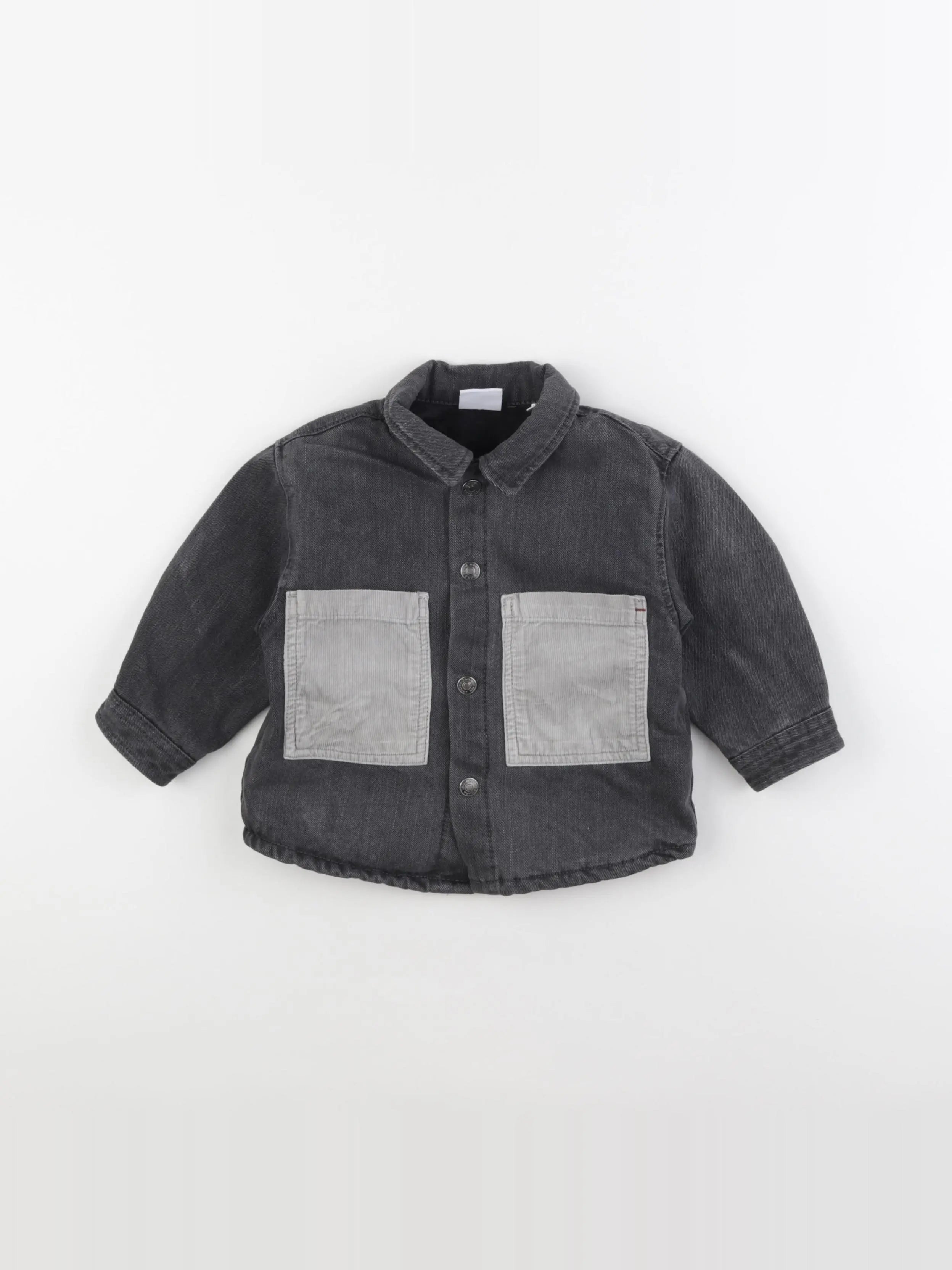 Zara - chemise gris - 9/12 mois