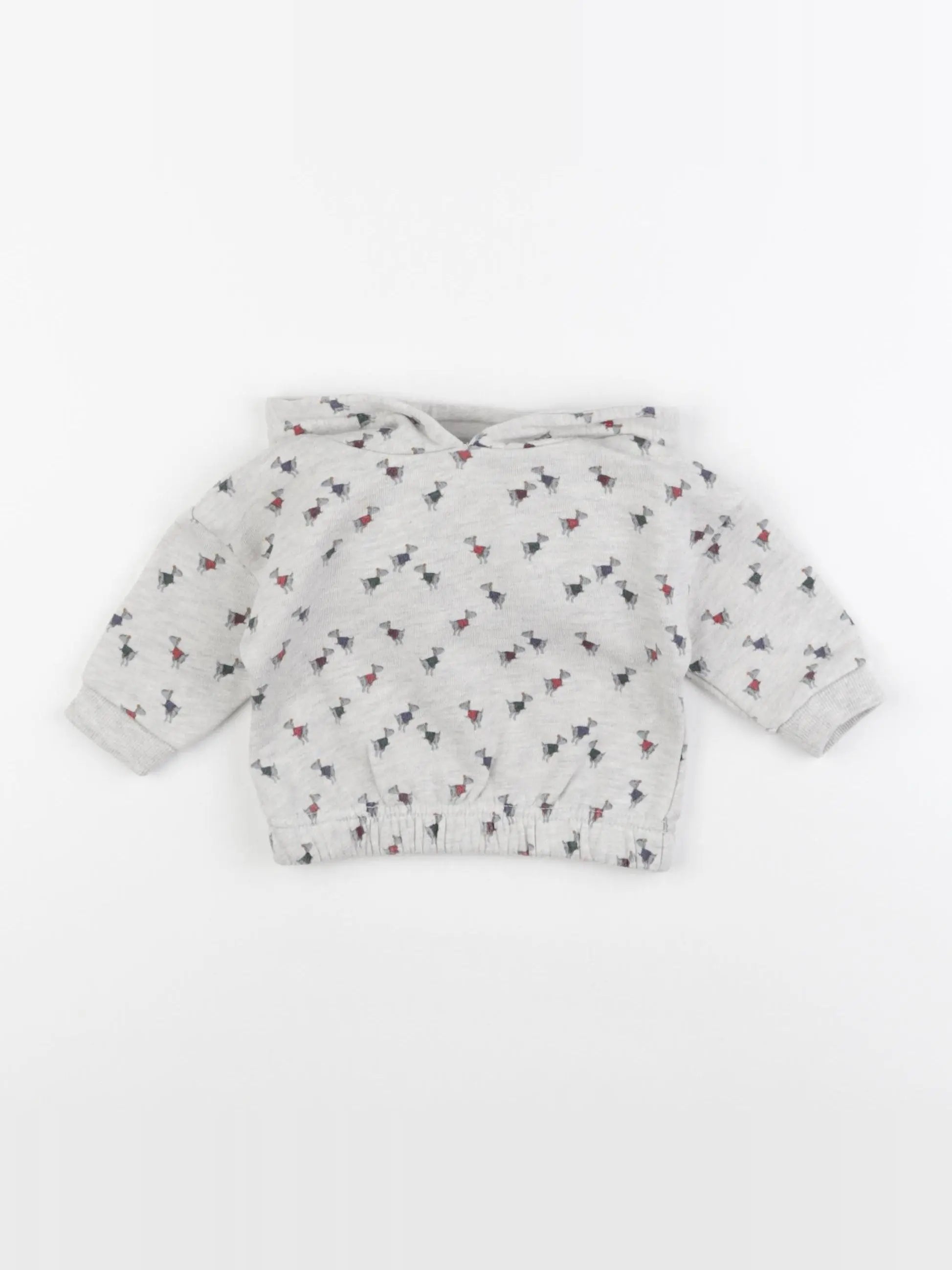 Vertbaudet - sweat gris - 3 mois