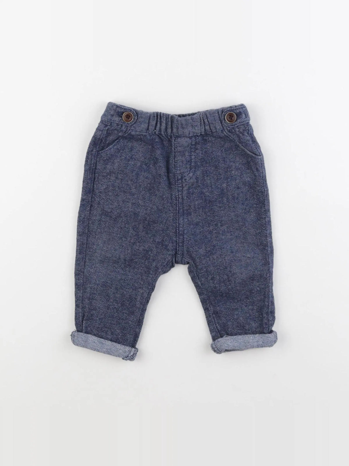 Tape à l'oeil - pantalon bleu - 6 mois