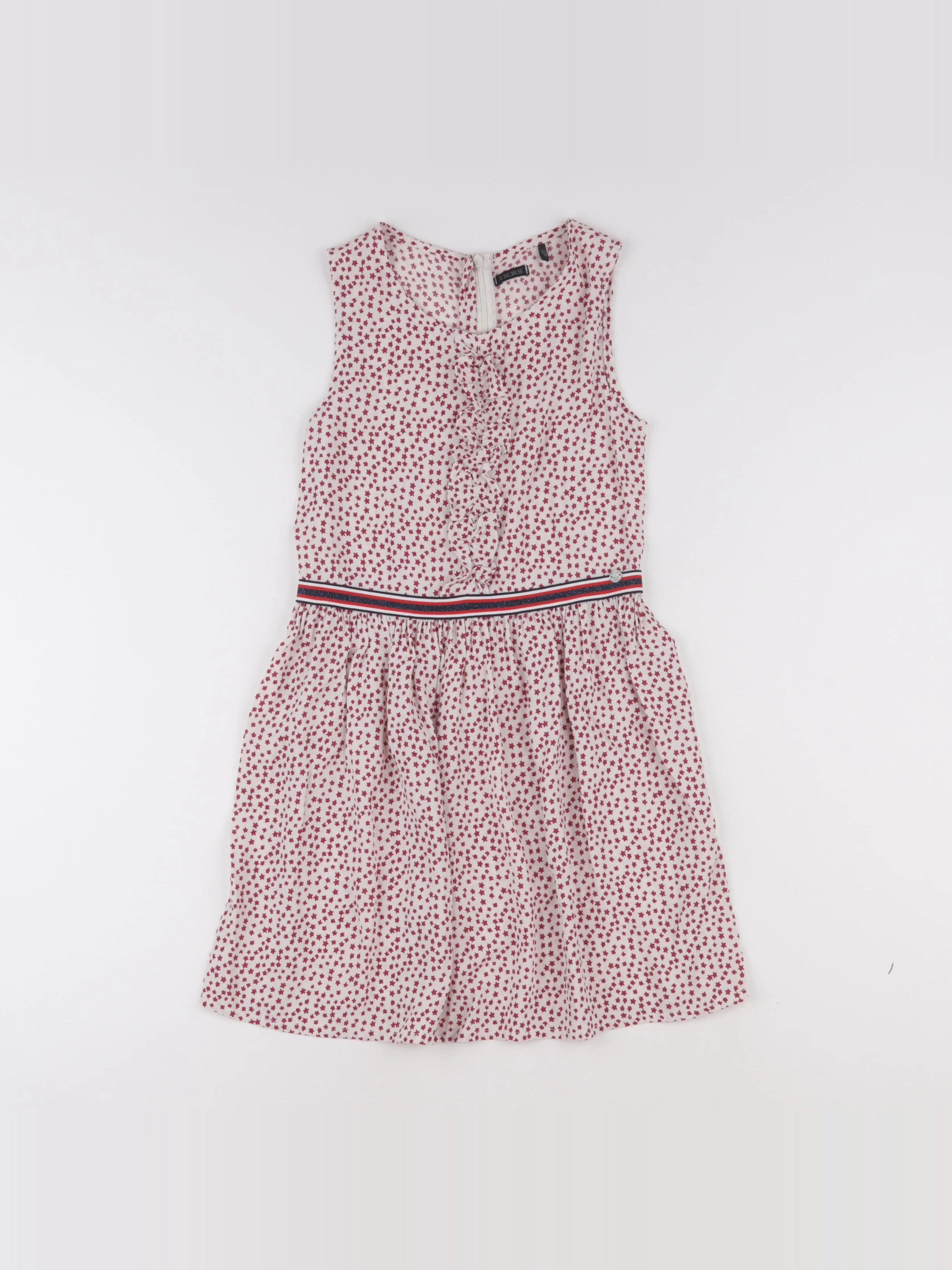 IKKS - robe blanc - 10 ans