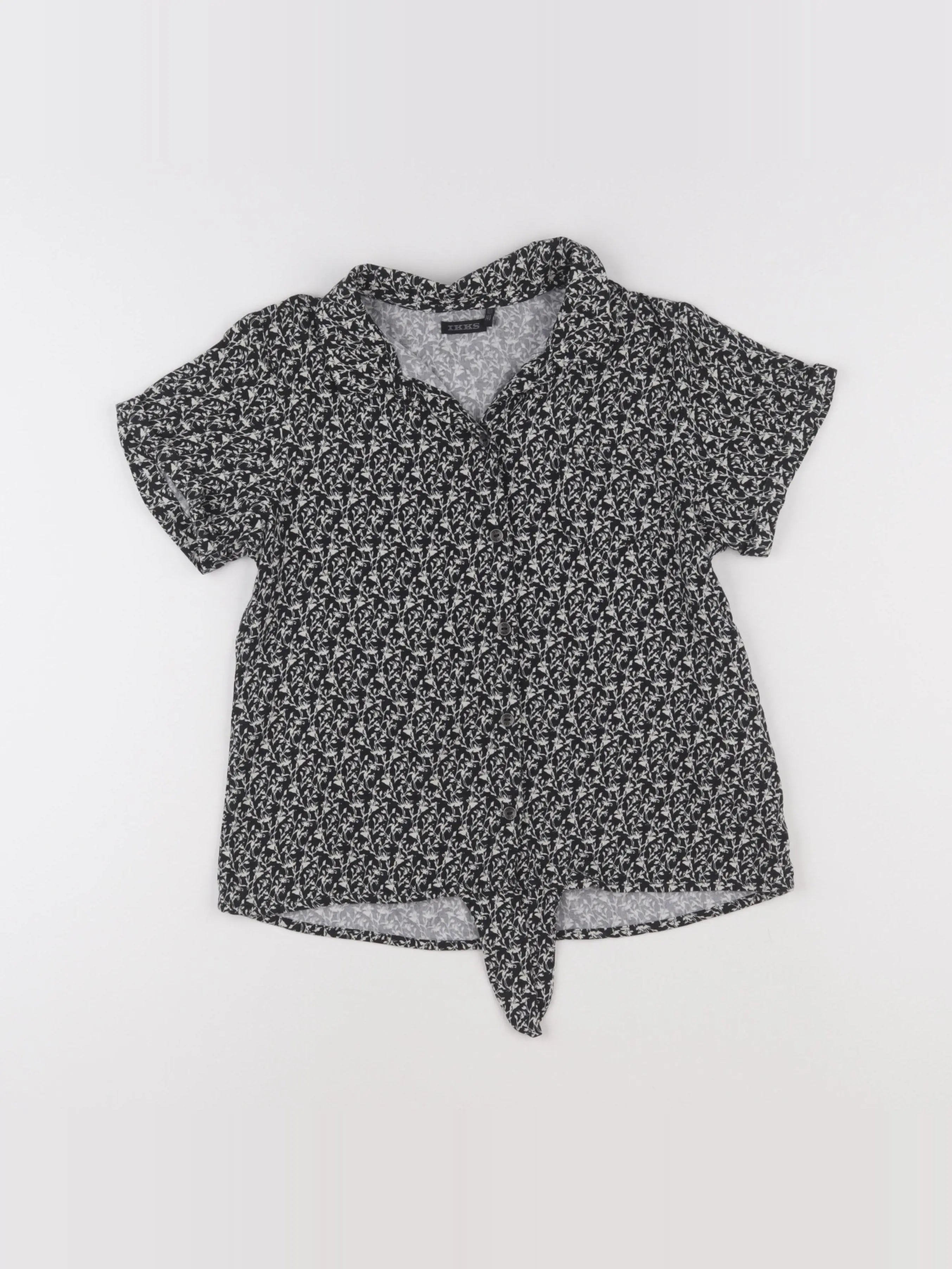 IKKS - blouse noir - 10 ans