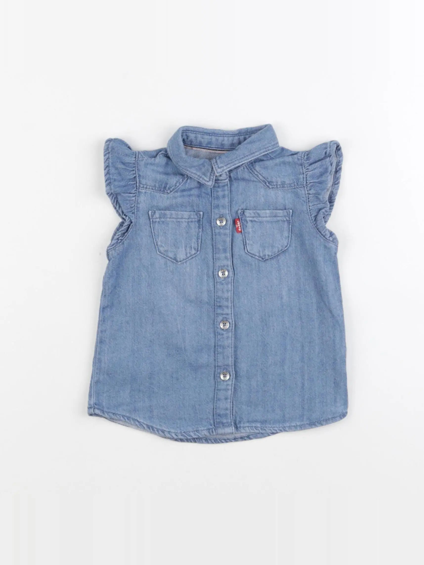 Levi's - chemise bleu - 12 mois