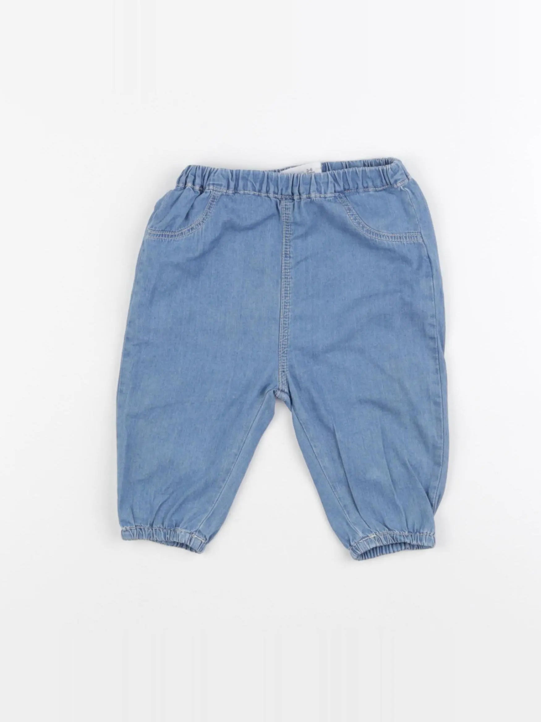 Zara - pantalon bleu - 3/6 mois