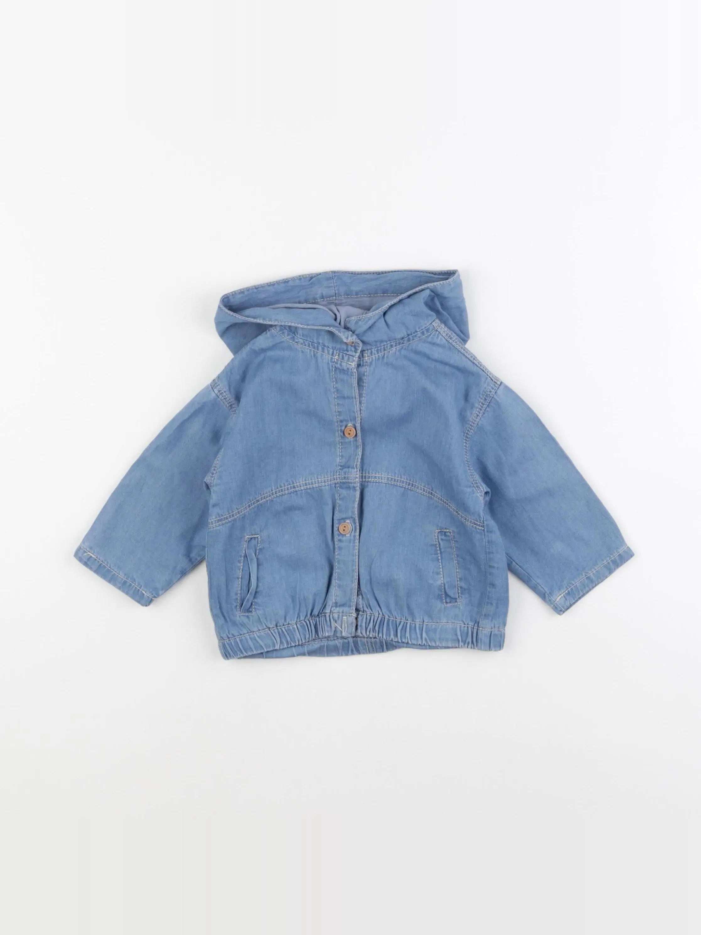 Zara - chemise bleu - 3/6 mois
