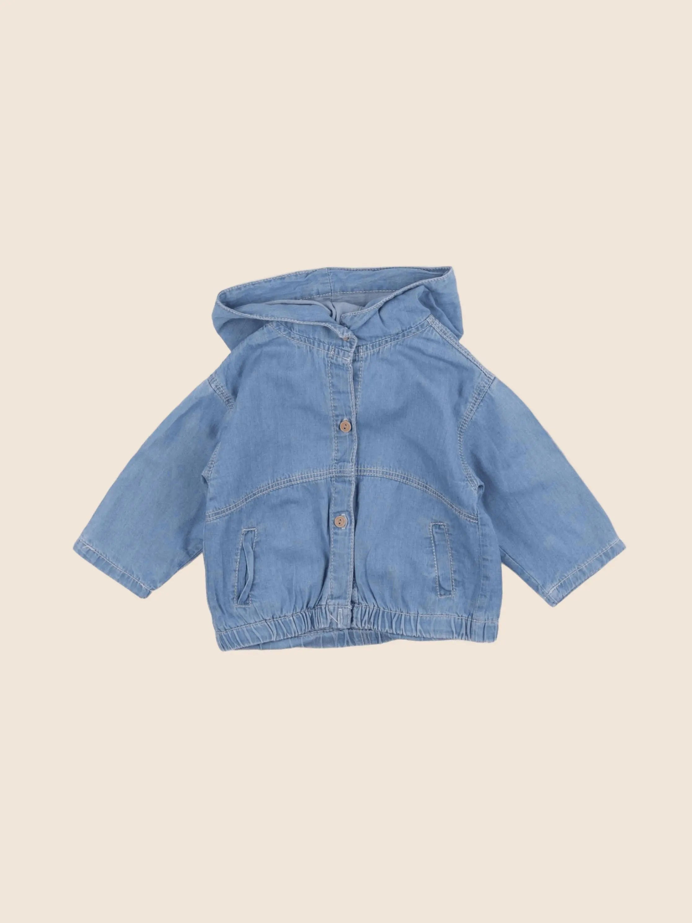 Zara - chemise bleu - 3/6 mois
