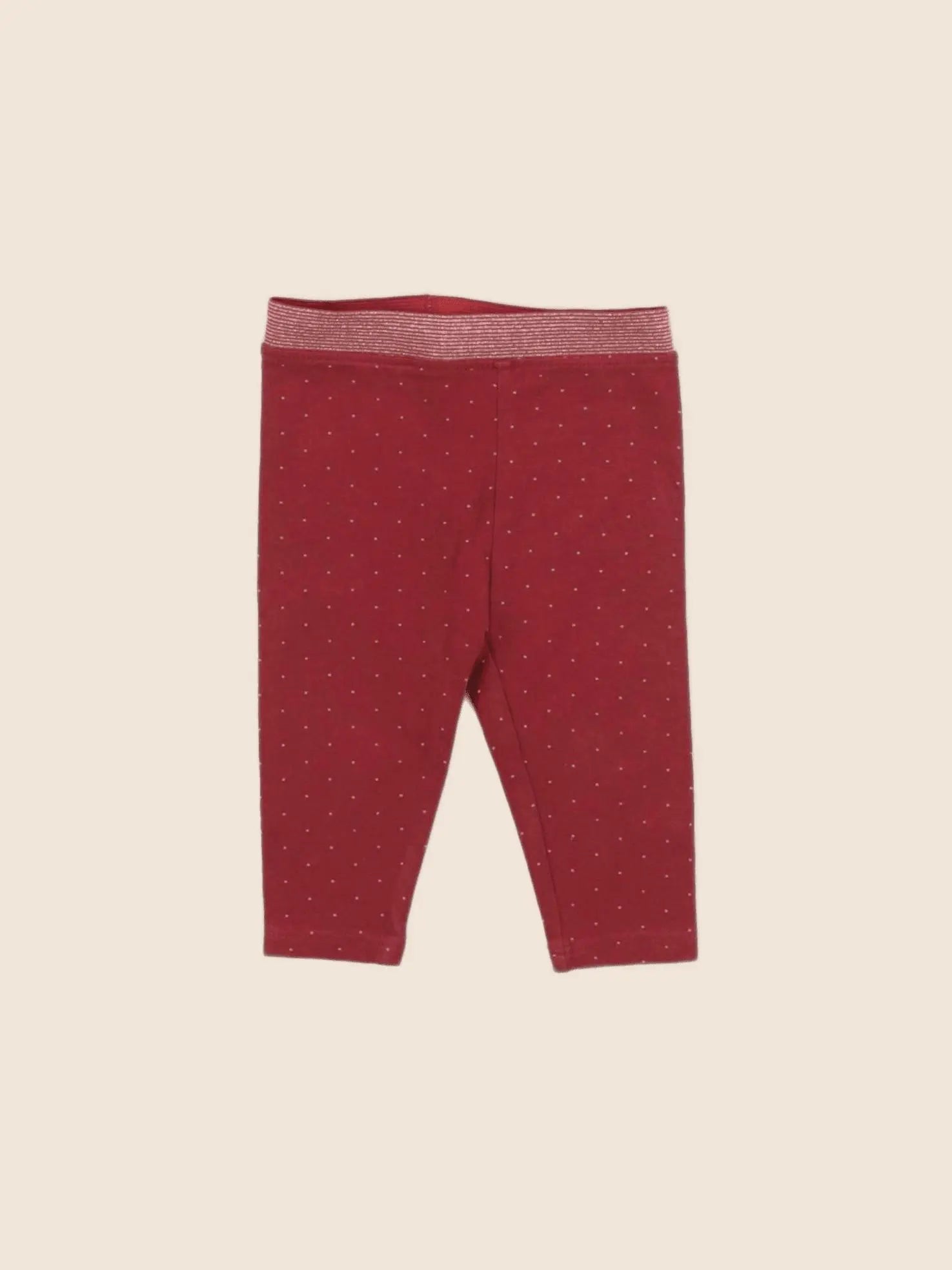 Vertbaudet - legging rouge - 3 mois
