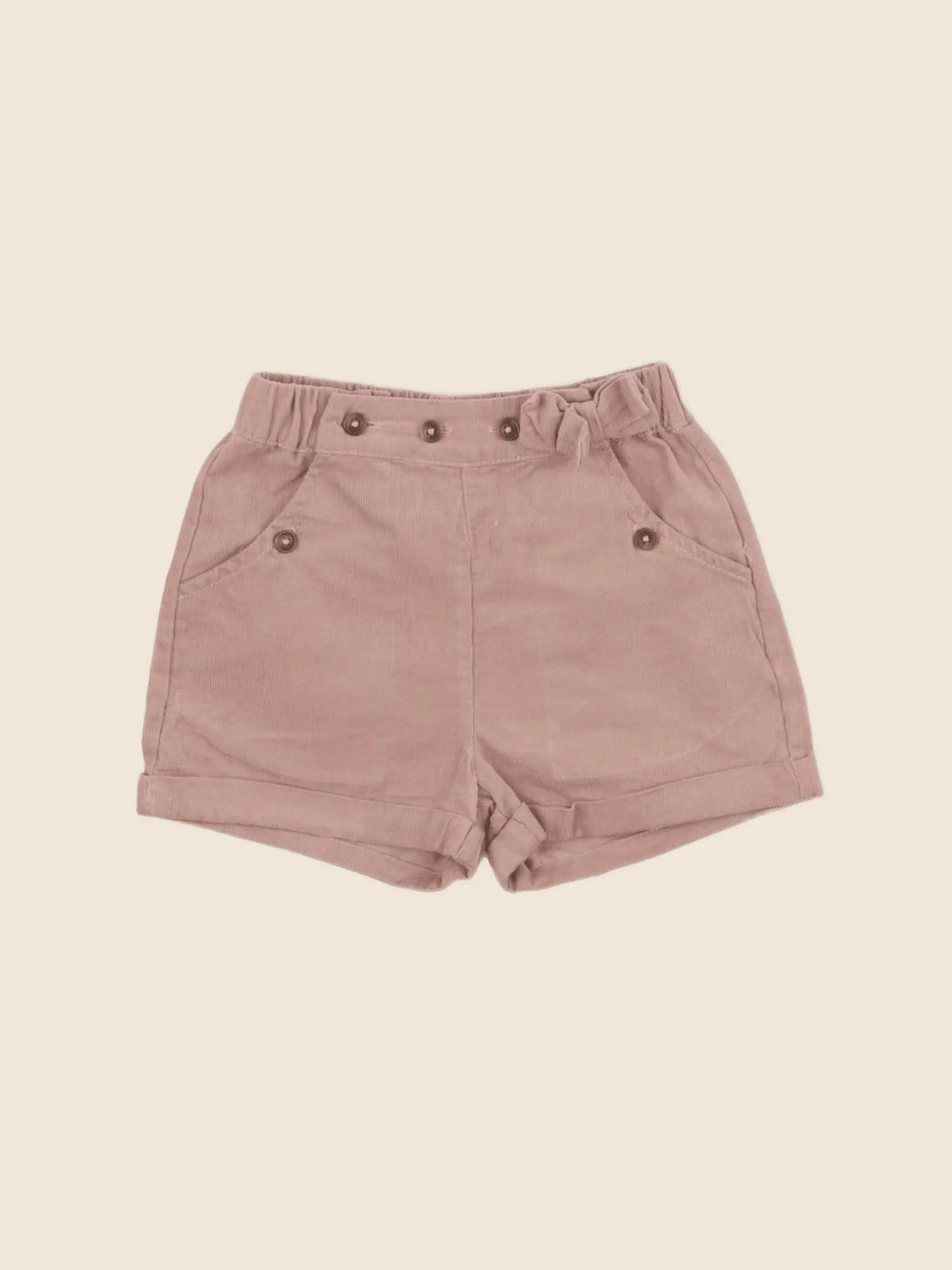 Vertbaudet - short beige - 18 mois