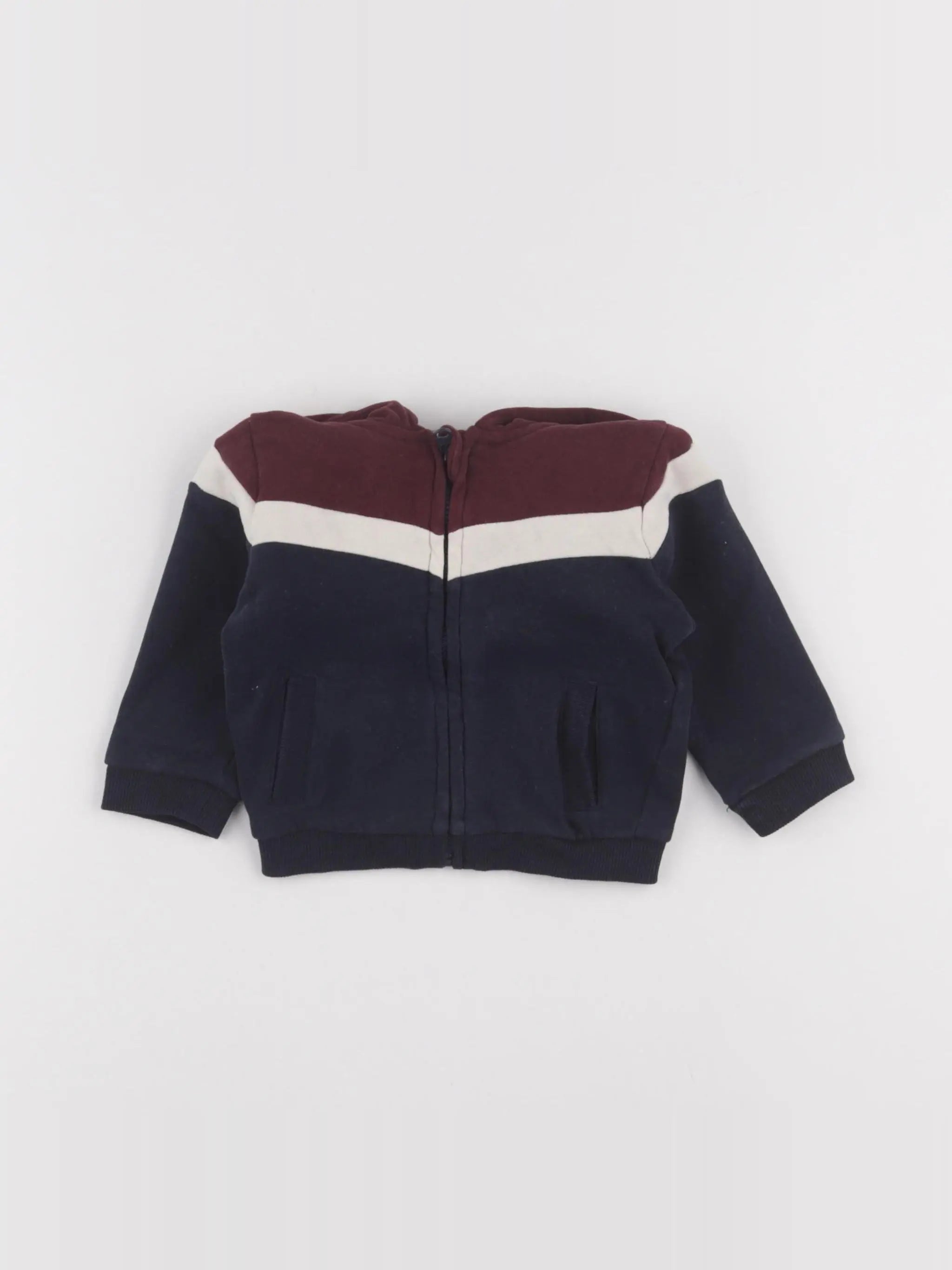 Vertbaudet - sweat bleu - 6 mois