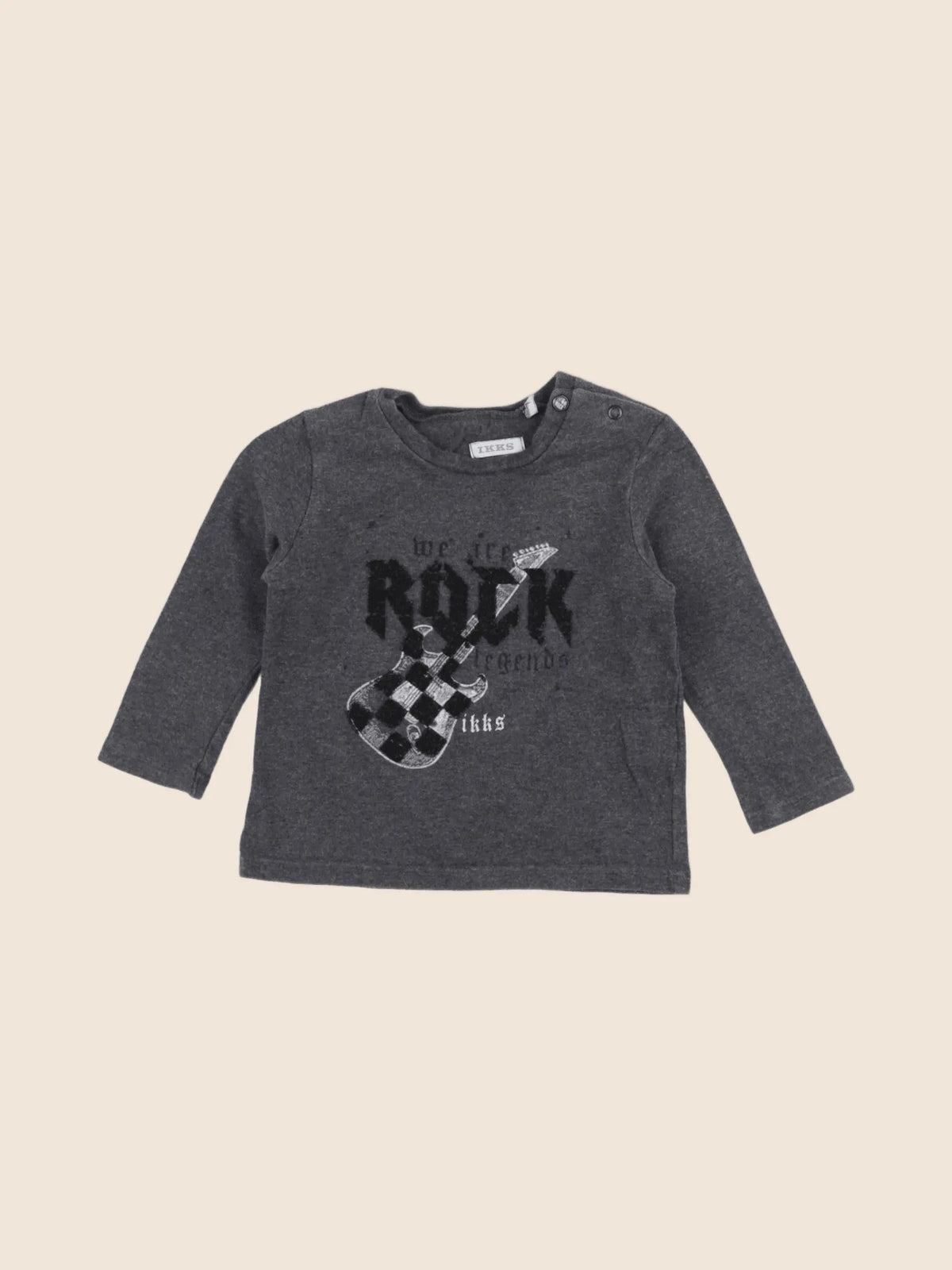 IKKS - tee-shirt gris - 12 mois