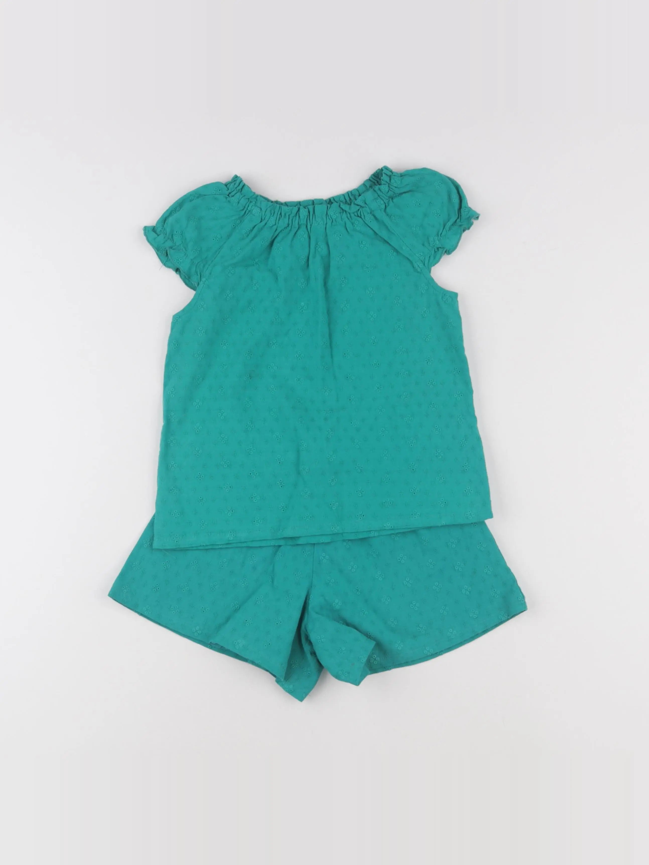 Okaidi - ensemble vert - 4 ans