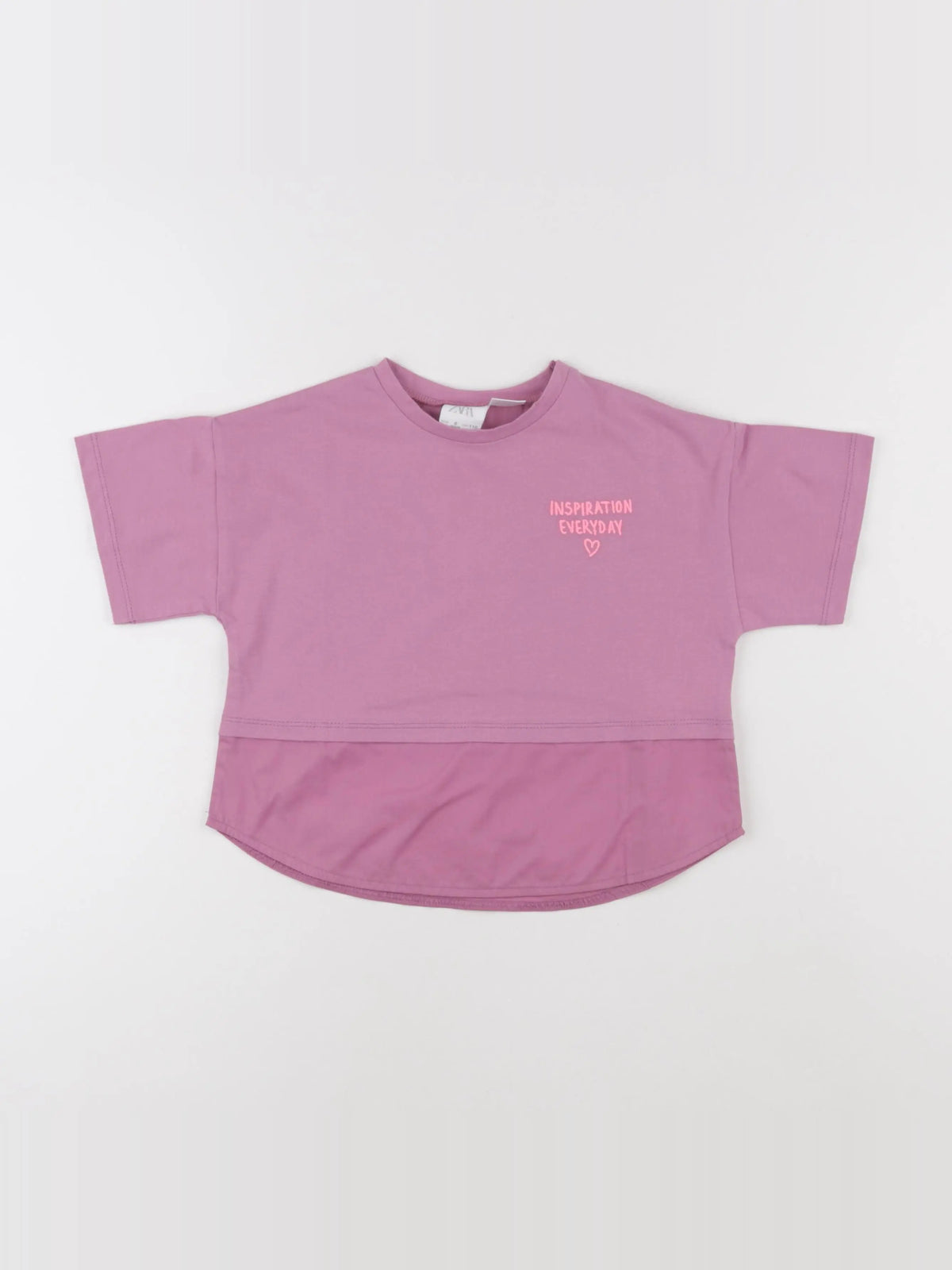 Zara - tee-shirt violet - 5 ans
