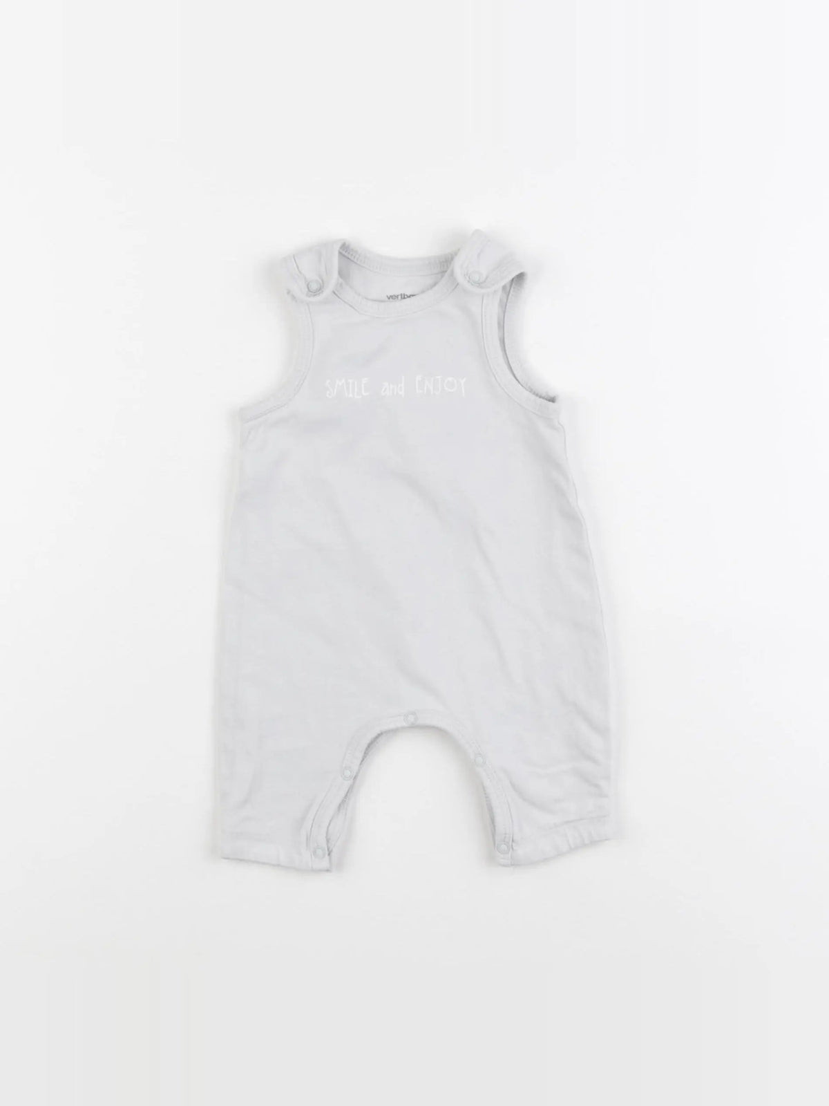 Vertbaudet - combinaison gris - 1 mois