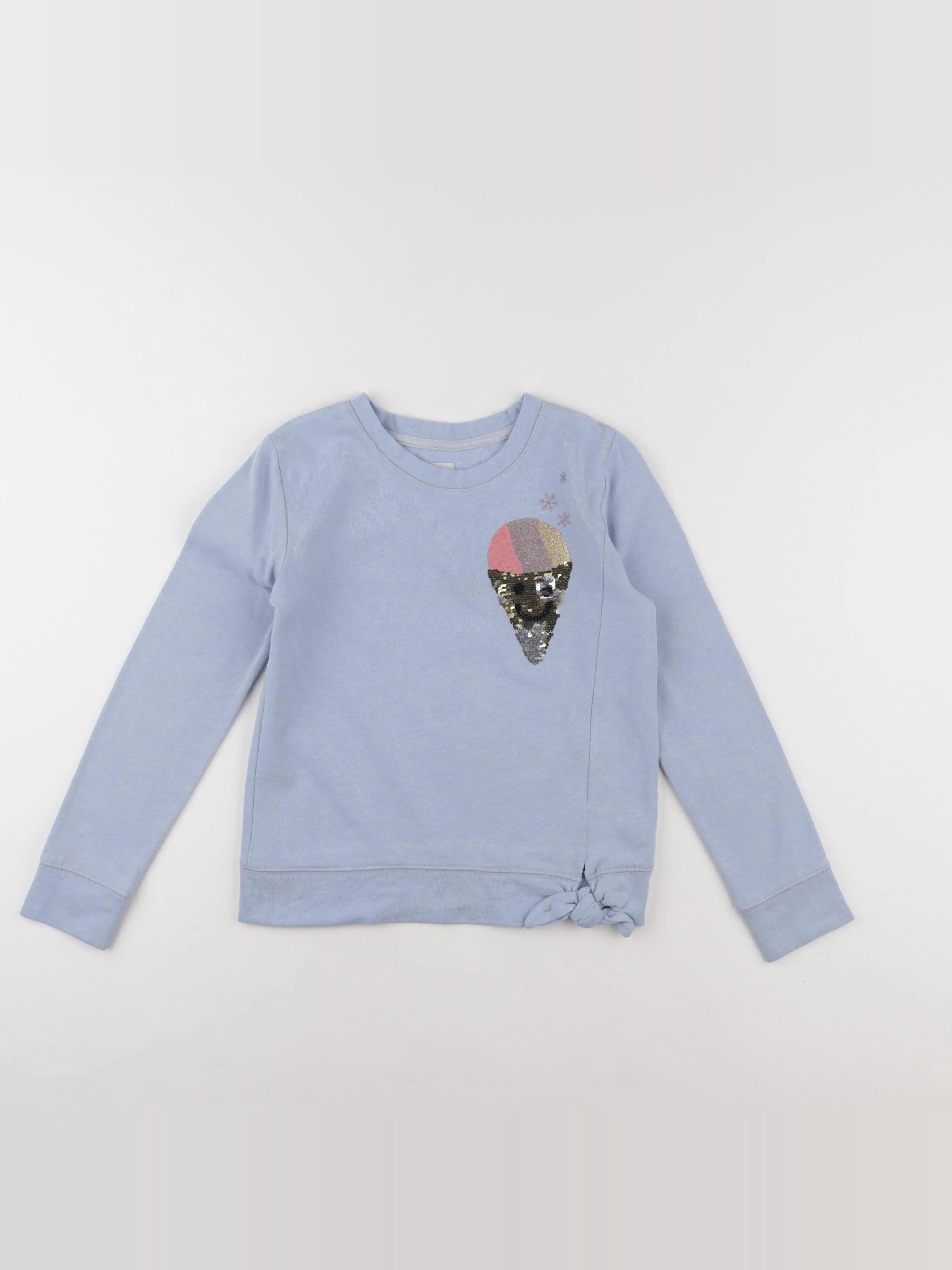 GAP - sweat bleu - 8 ans