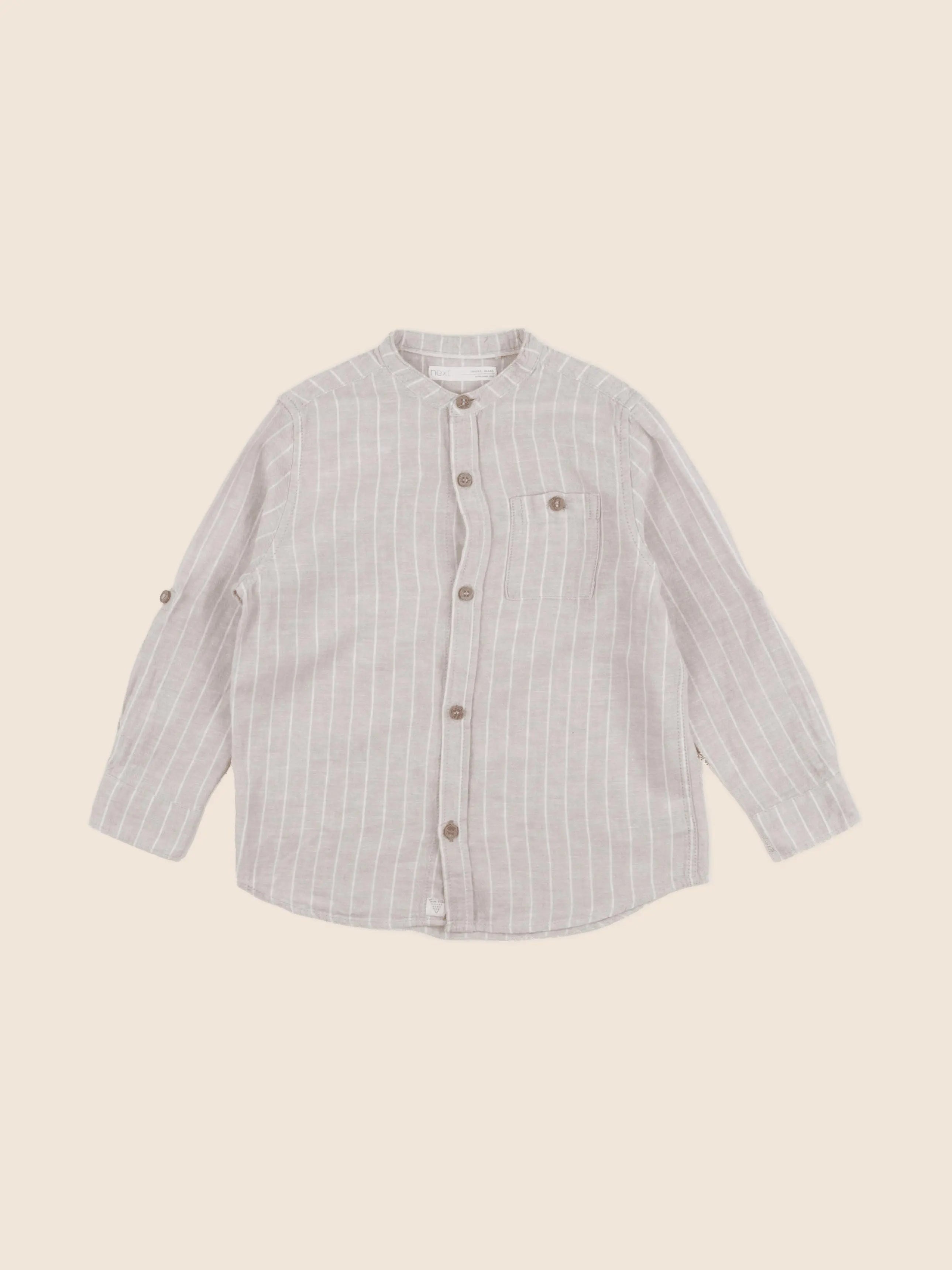 Next - chemise beige - 24/36 mois