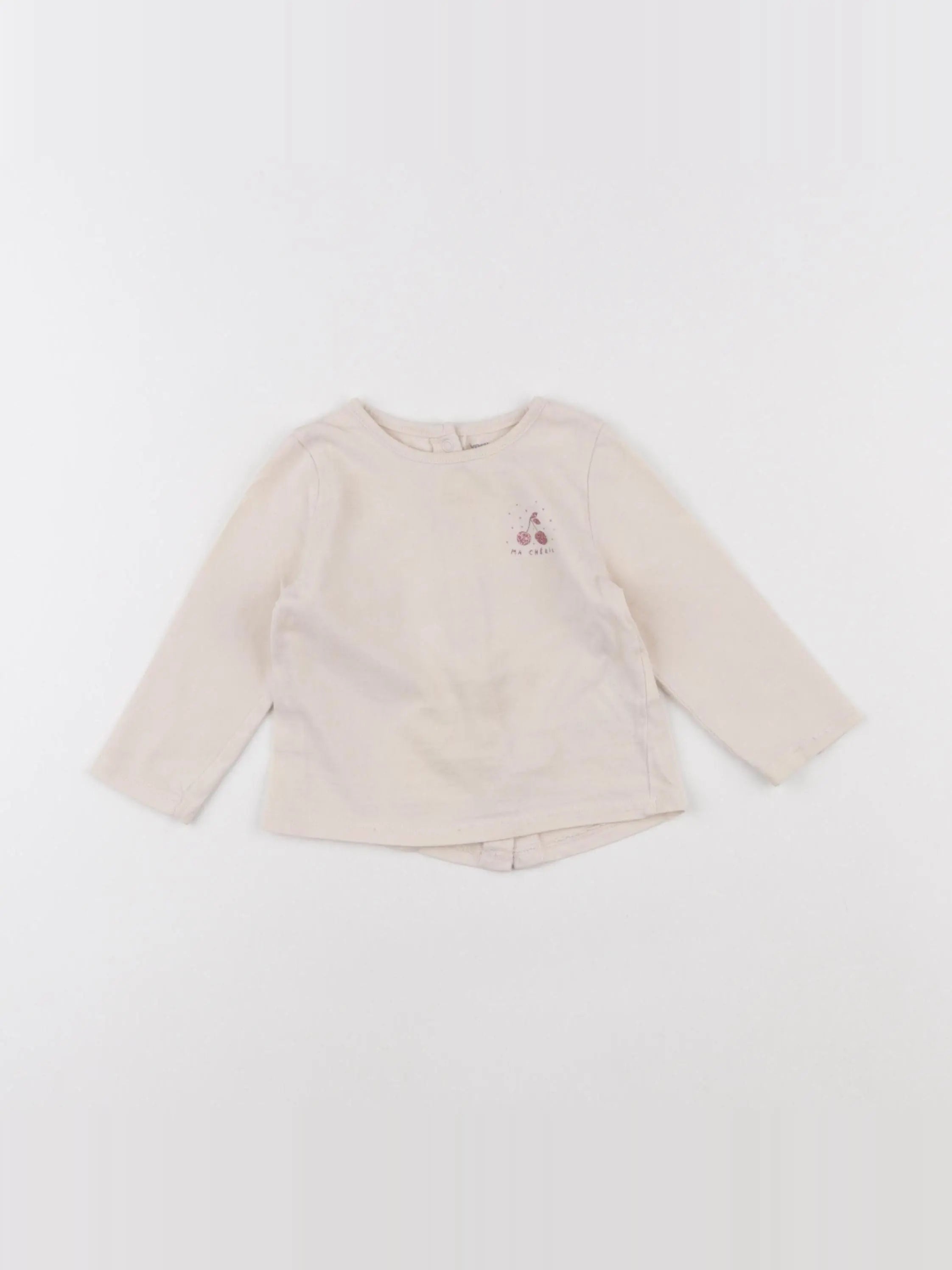 Vertbaudet - tee-shirt rose - 6 mois