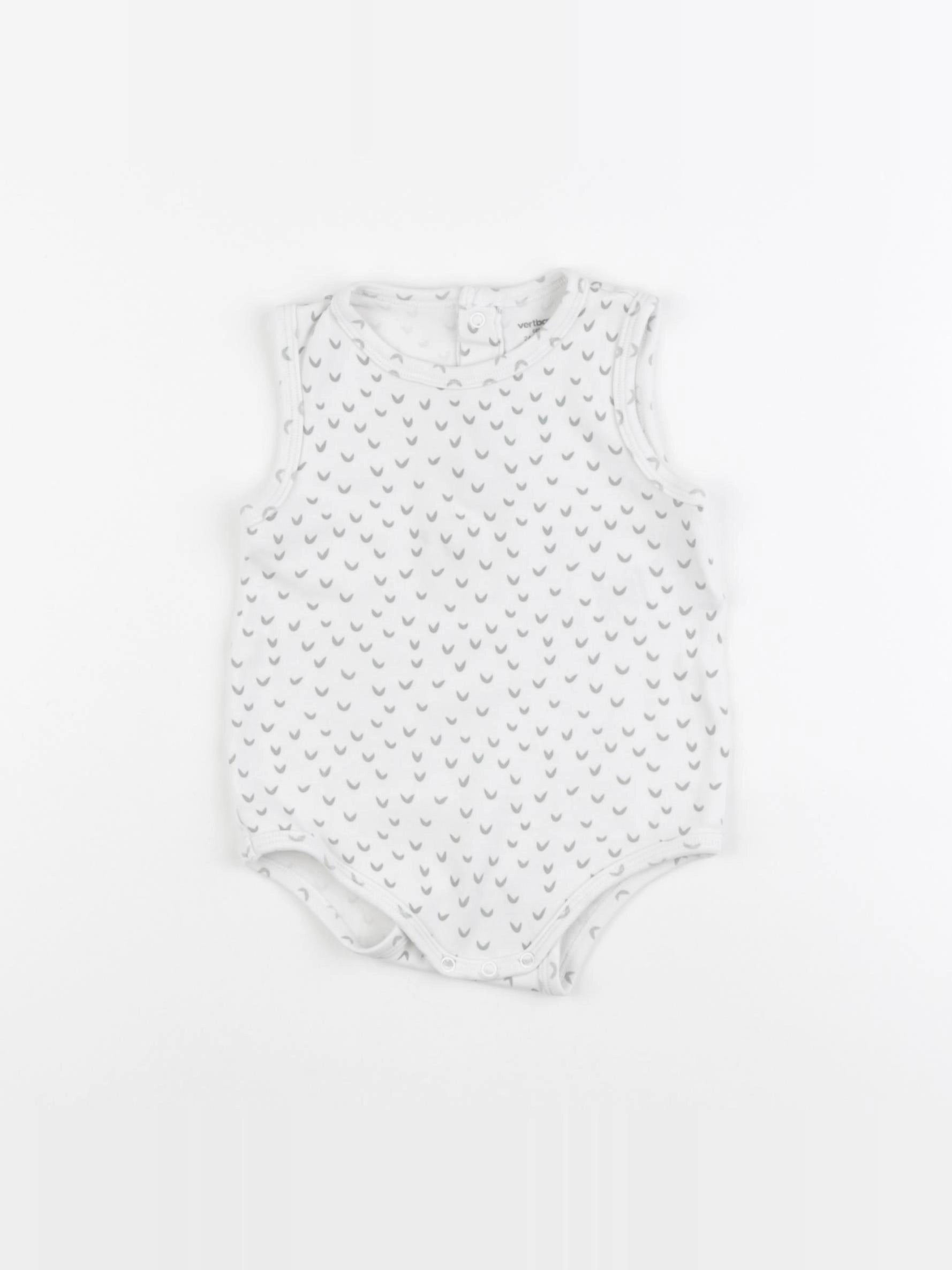 Vertbaudet - body blanc - 24 mois