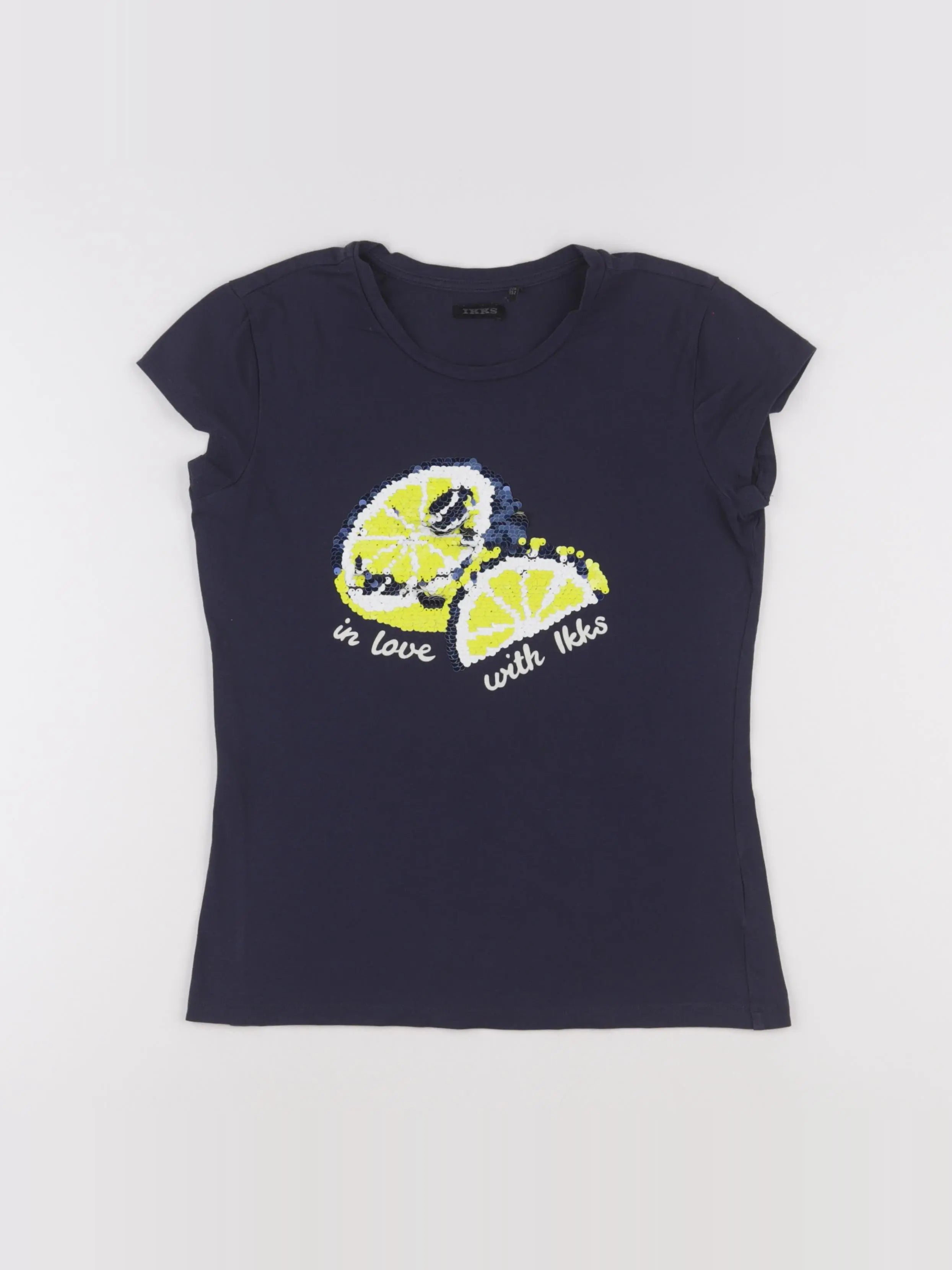 IKKS - tee-shirt bleu - 12 ans