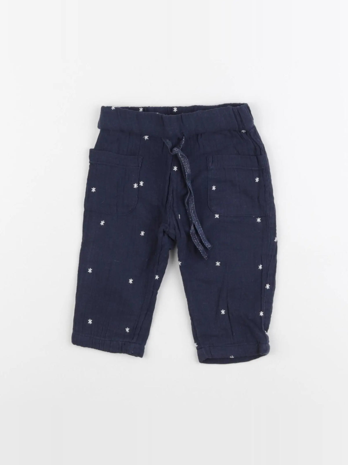 Boutchou - pantalon bleu - 6 mois