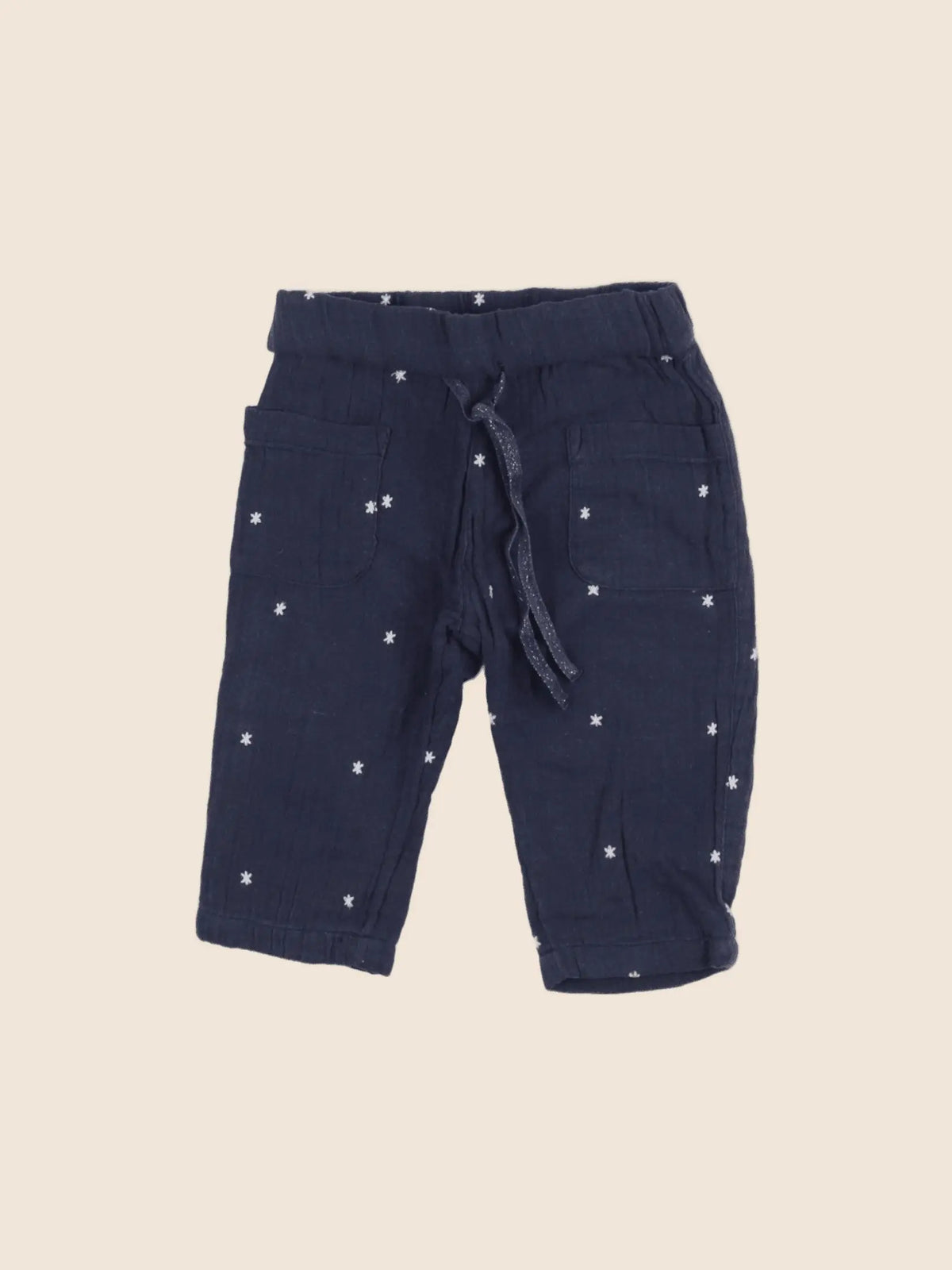 Boutchou - pantalon bleu - 6 mois