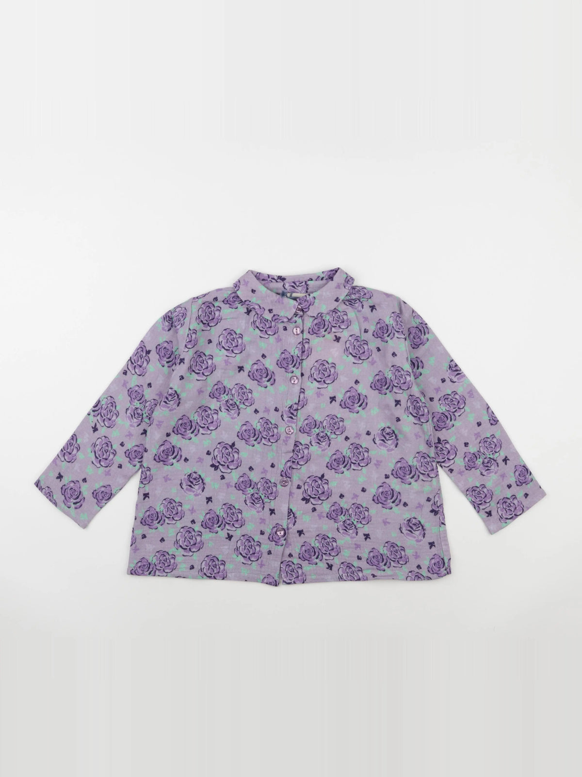 Chemise Gabriel Big Flowers violet